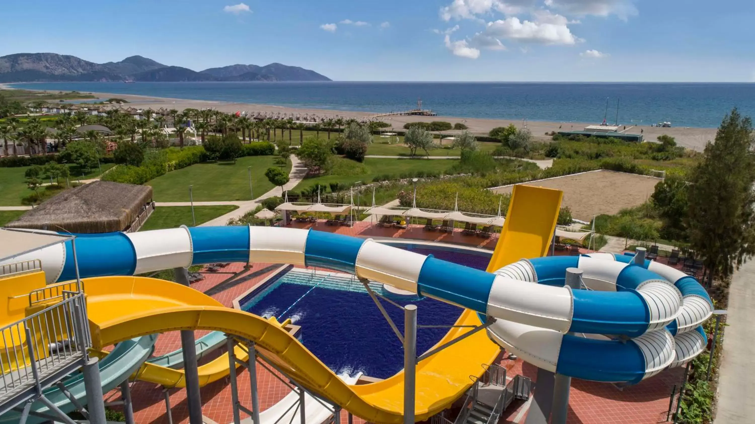 Pool view, Water Park in Hilton Dalaman Sarigerme Resort & Spa