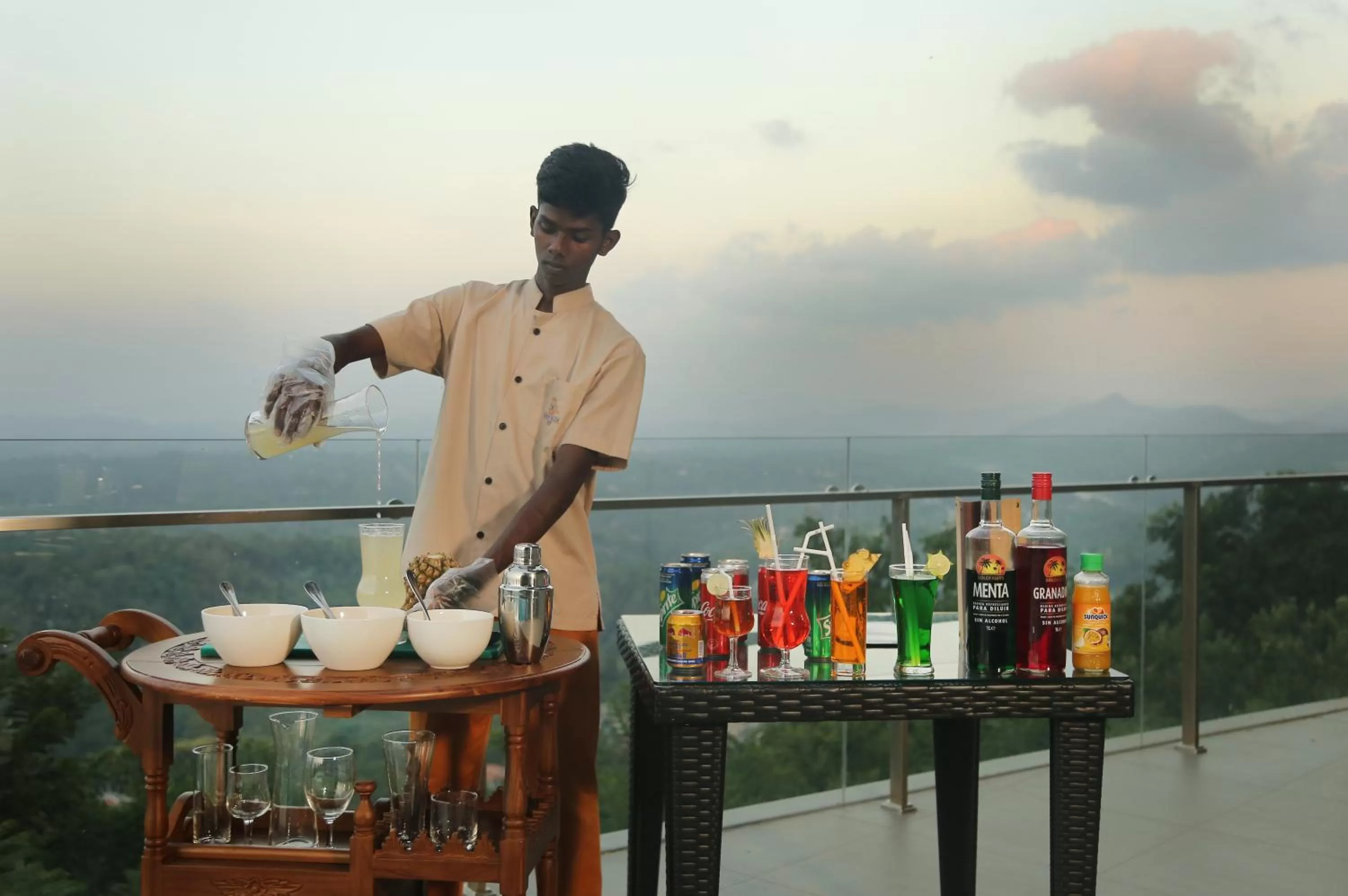 Drinks in Mount Blue Kandy