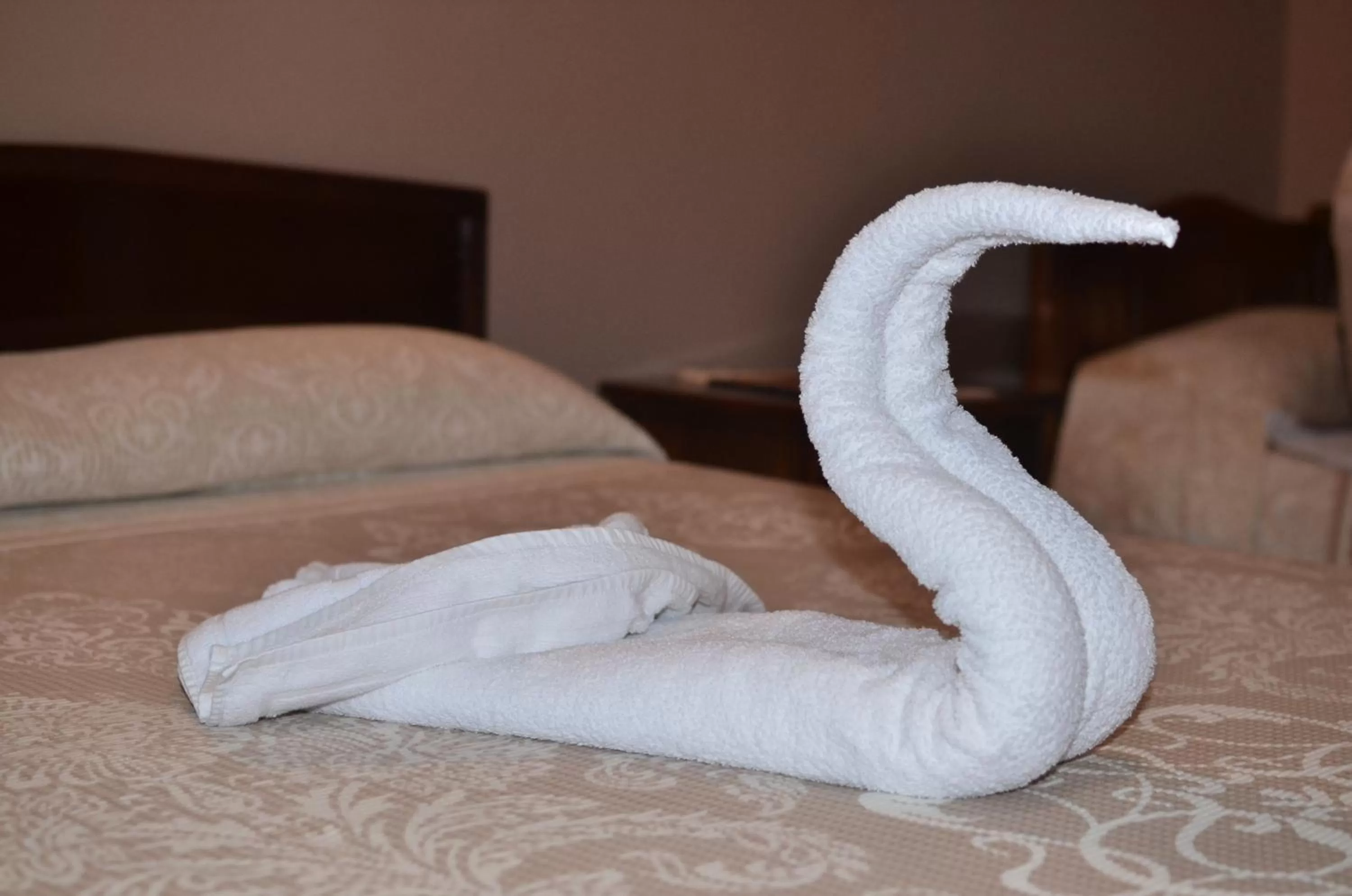 Bed in Real Scampis Hotel