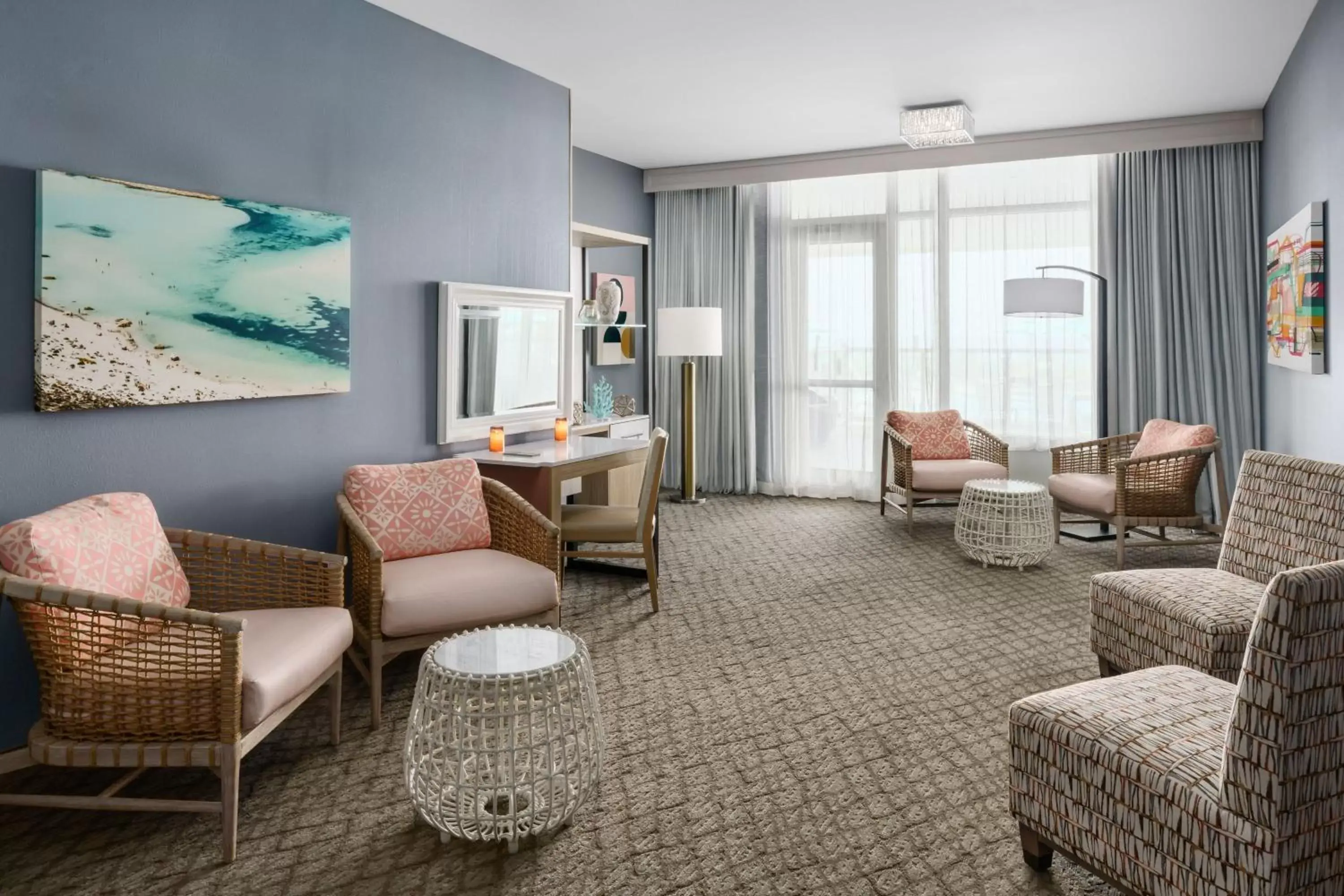 Meeting/conference room, Seating Area in SpringHill Suites by Marriott Panama City Beach Beachfront