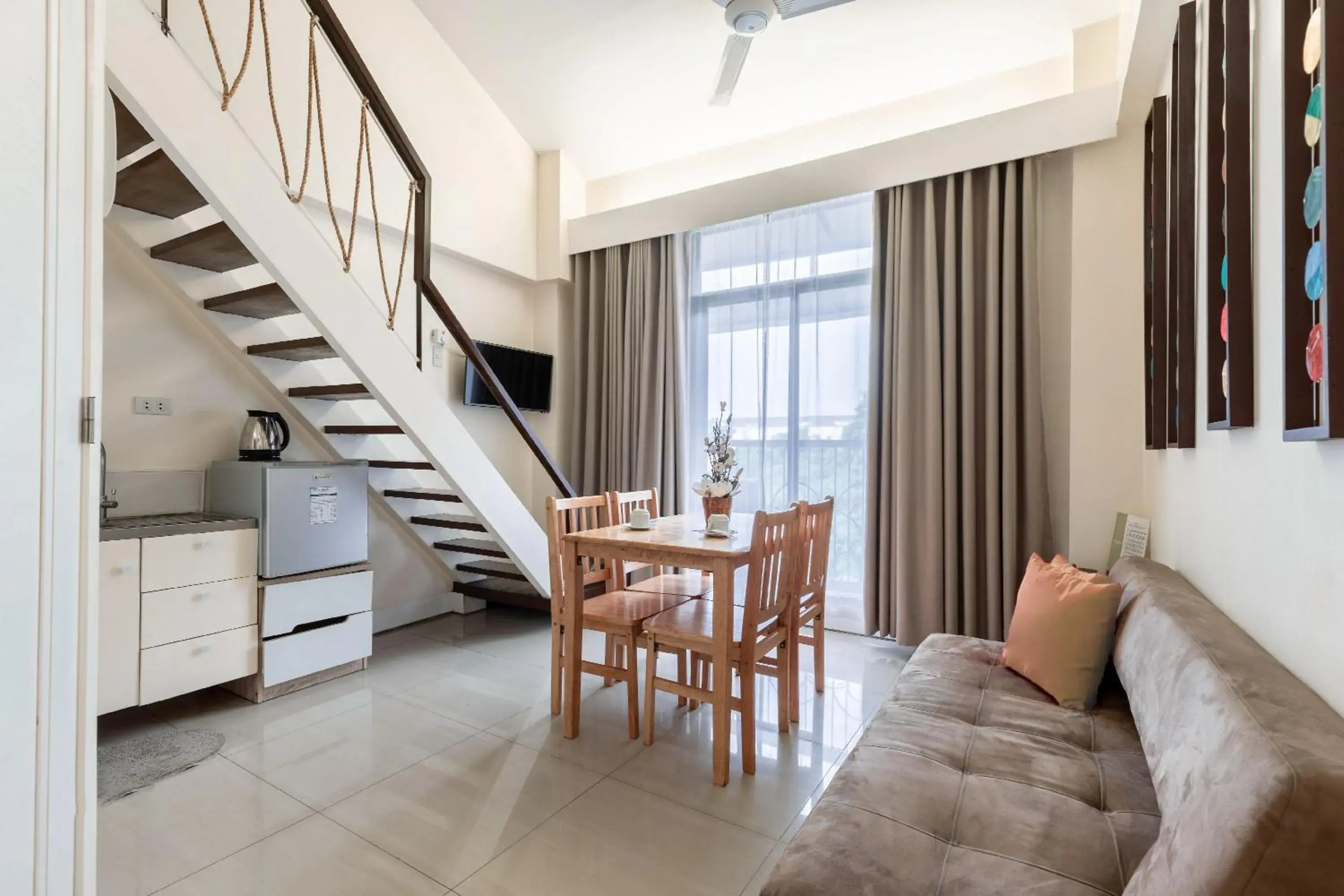 Living room, Dining Area in Selah Garden Hotel Manila