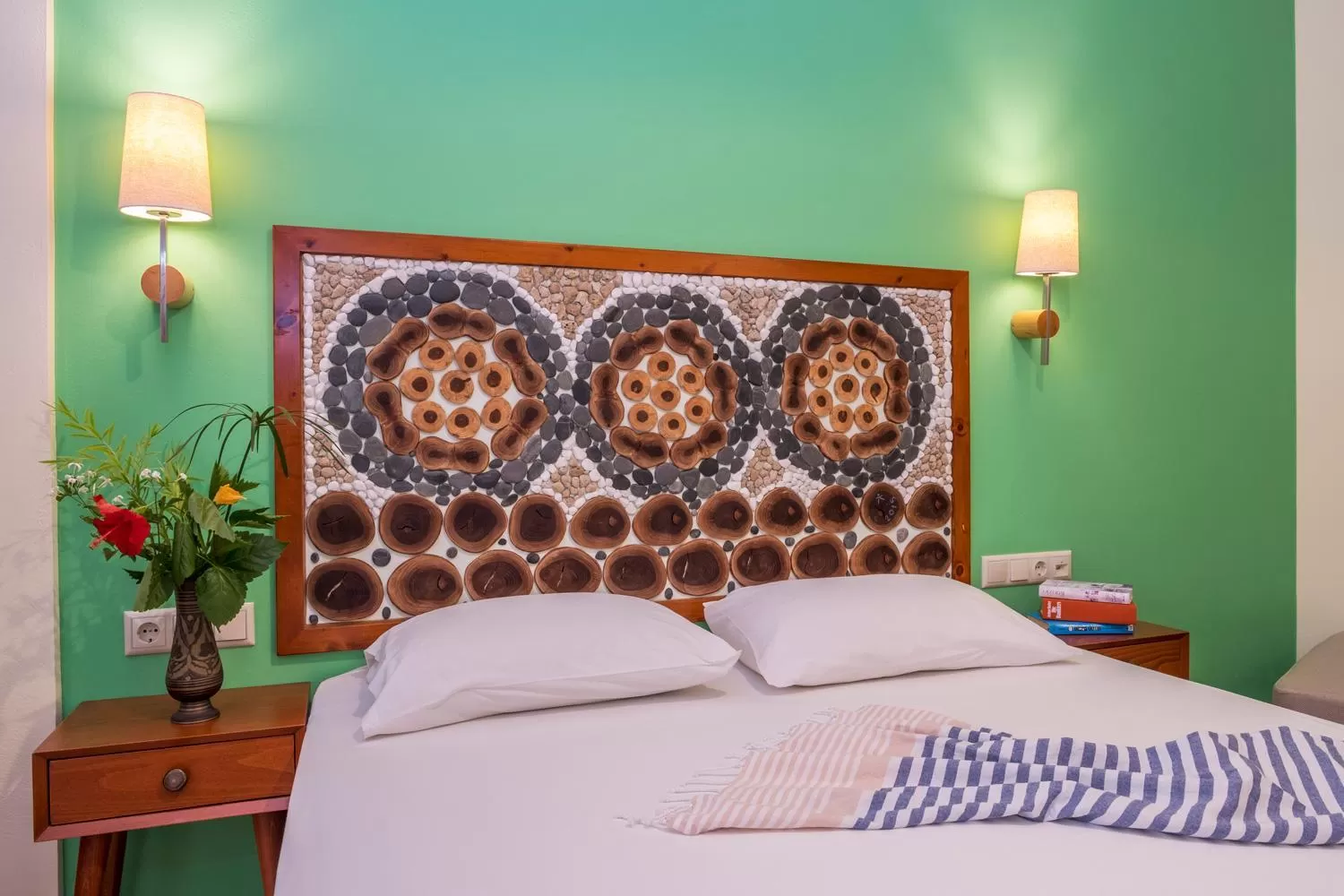 Bed in Aris Boutique Hotel