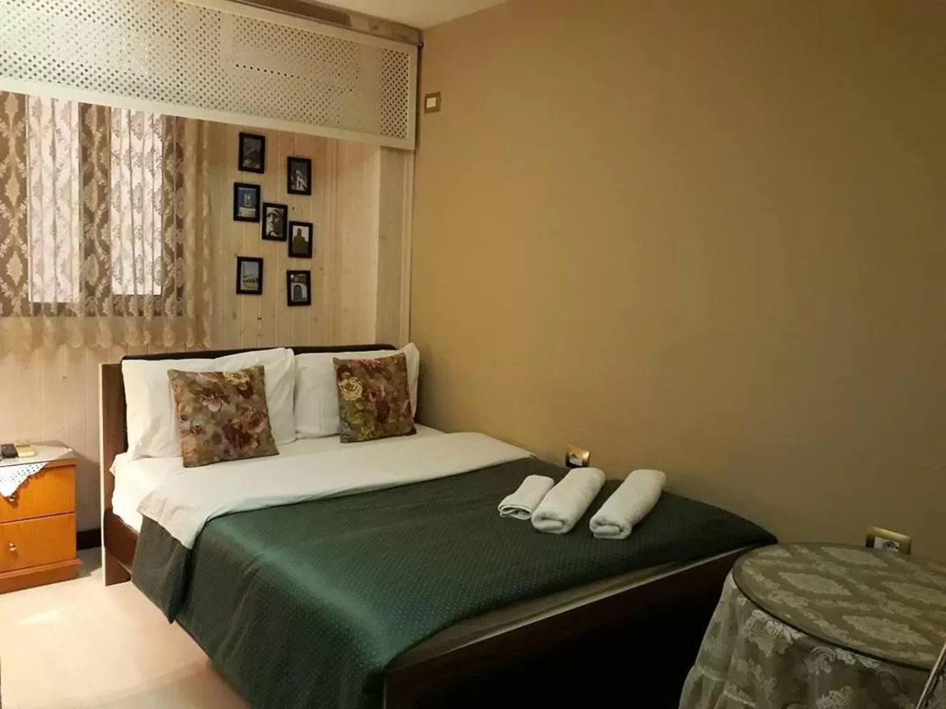 Decorative detail, Bed in Hotel The First