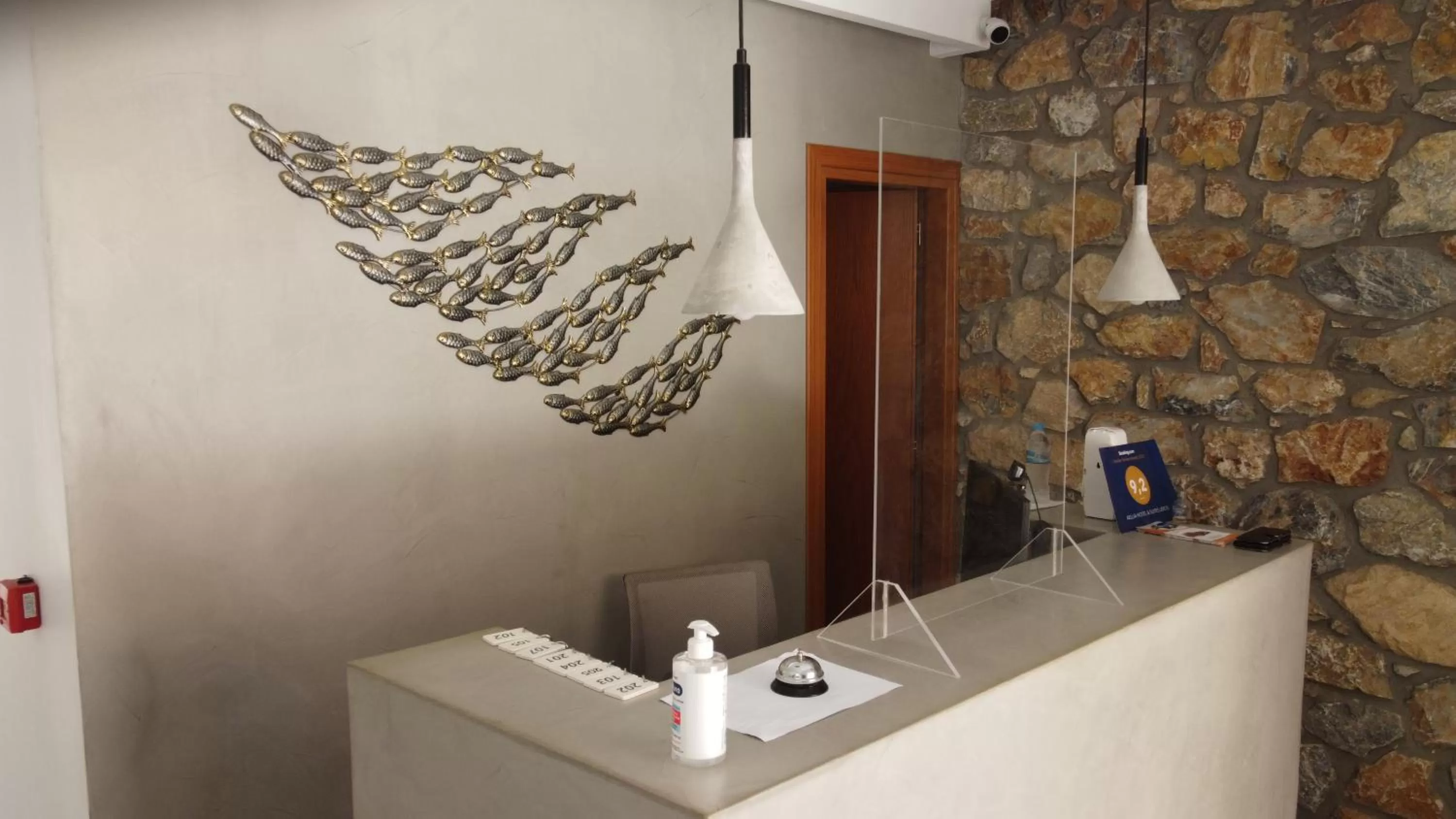 Lobby or reception in AELLIA HOTEL & SUITES LEROS