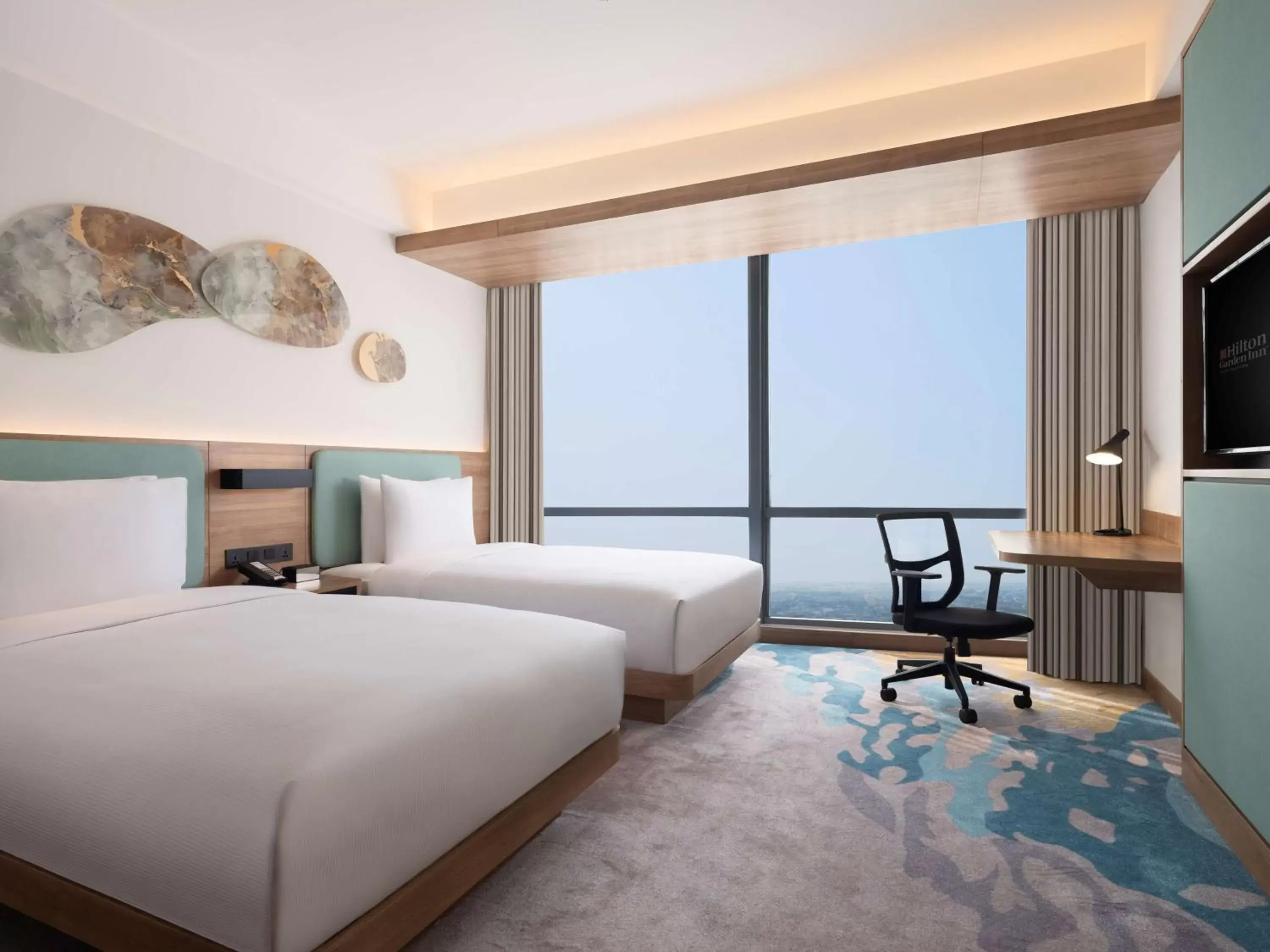 Bed in Hilton Garden Inn Jakarta Taman Palem Bed in Hilton Garden Inn Jakarta Taman Palem