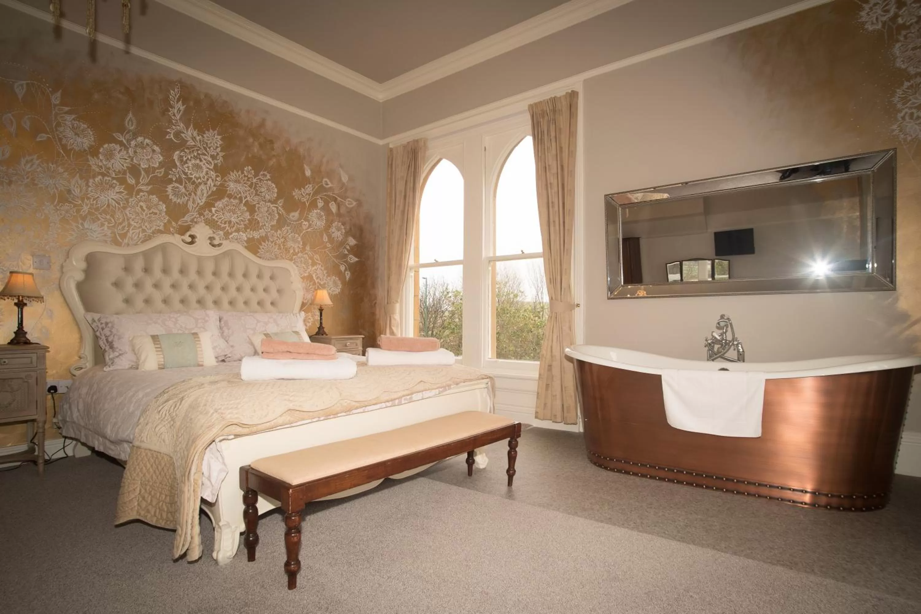 Photo of the whole room, Bed in Brockley Hall Hotel