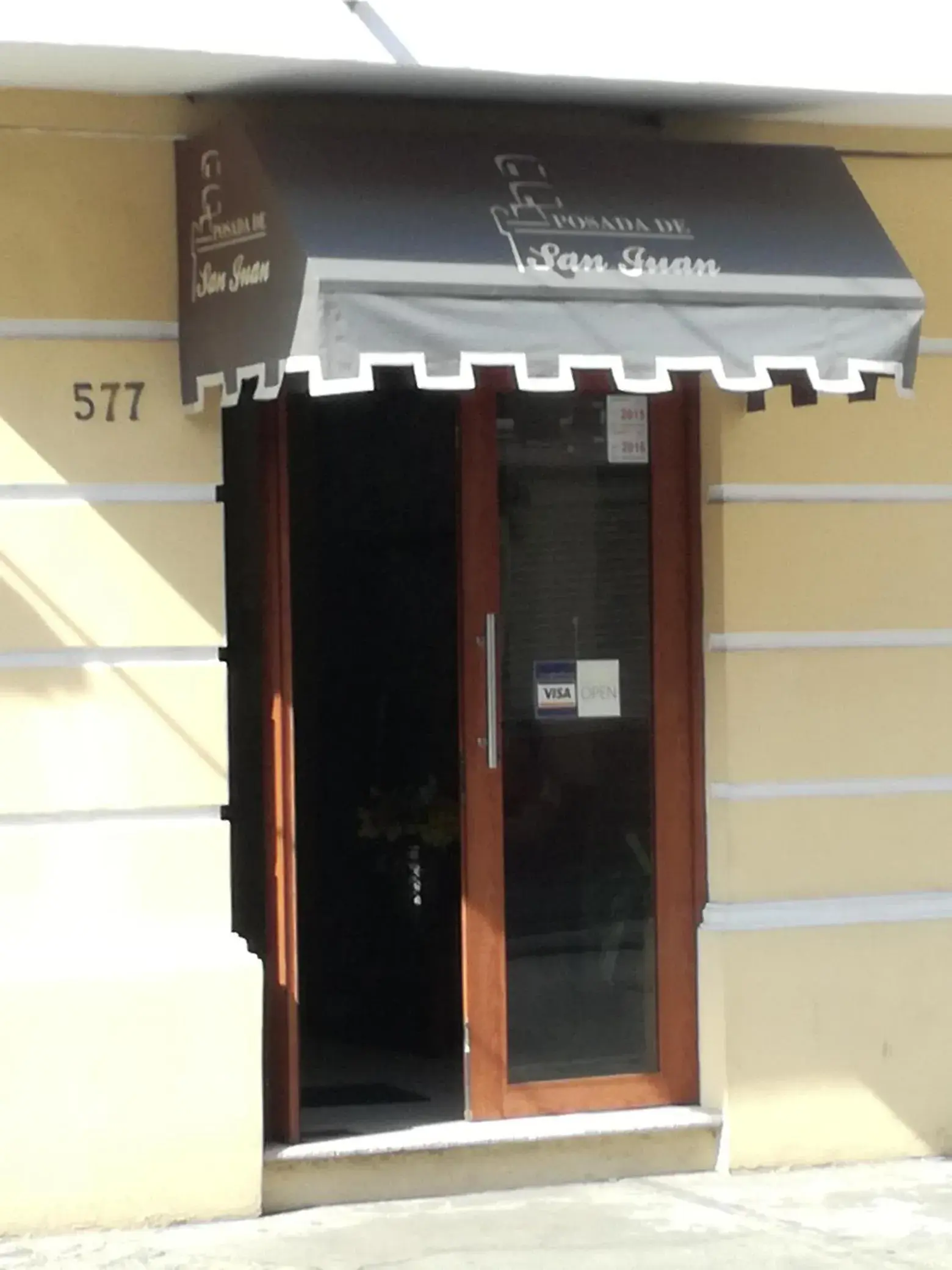 Facade/entrance in Hotel Posada San Juan