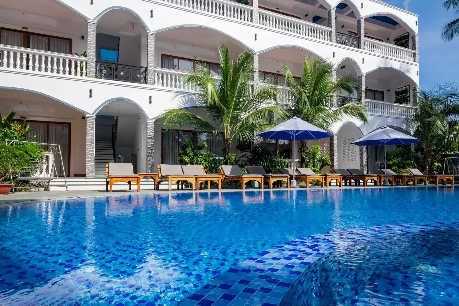Swimming pool in Brenta Phu Quoc Hotel