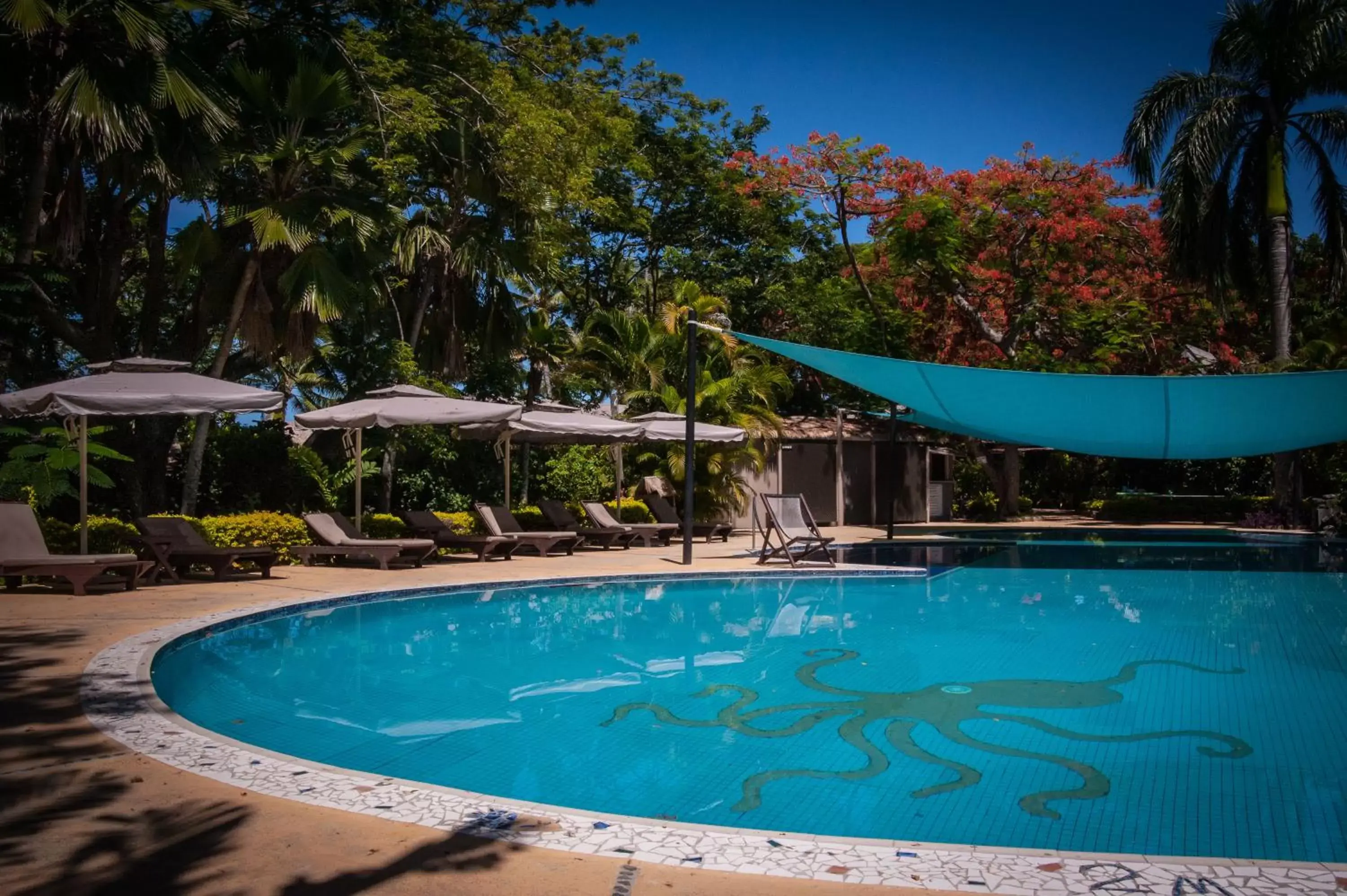 Pool view in First Landing Beach Resort & Villas Pool view in First Landing Beach Resort & Villas