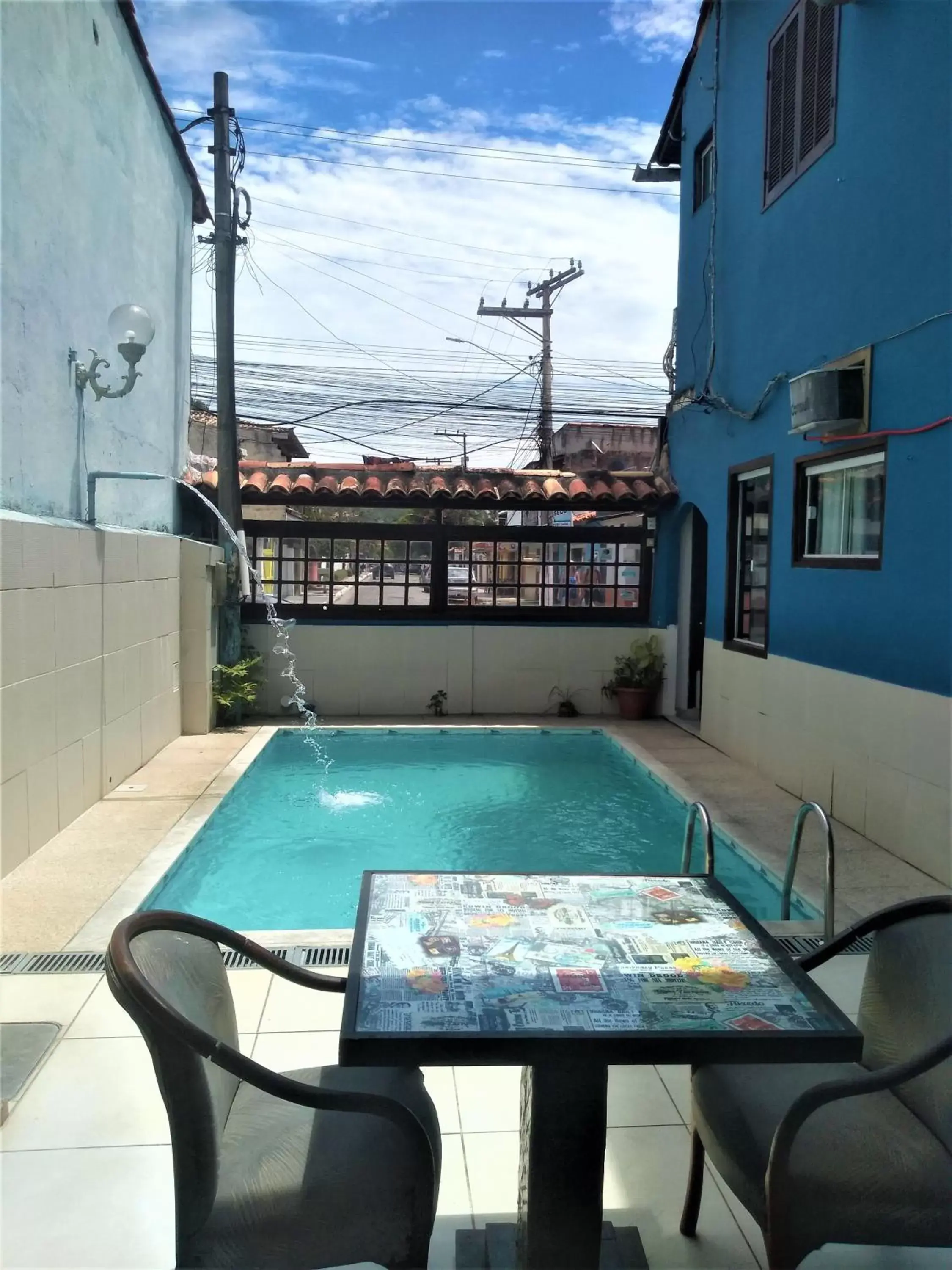 Swimming pool in Pousada Mandala