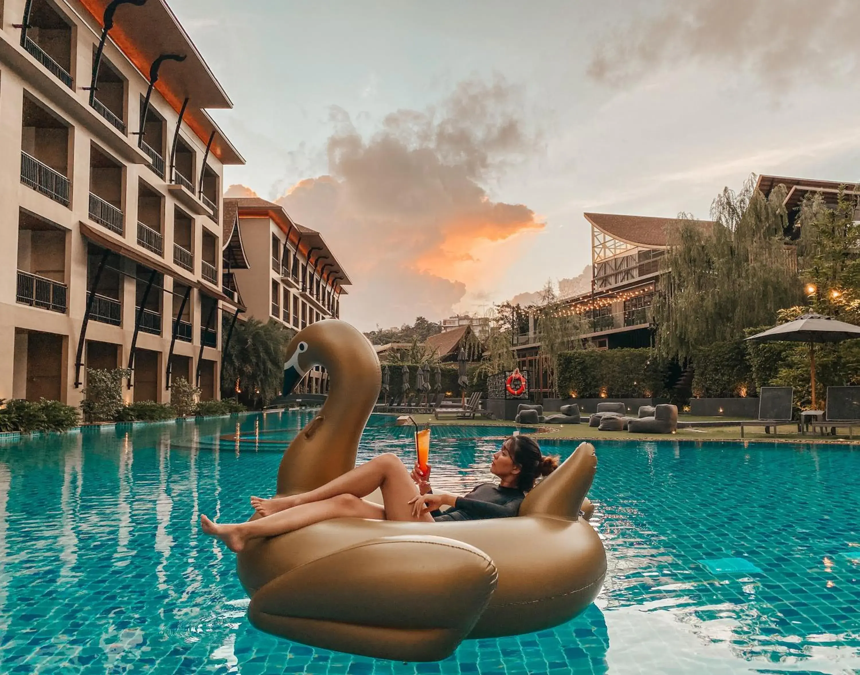 Swimming pool in Aurico Kata Resort & Spa - SHA Extra Plus Swimming pool in Aurico Kata Resort & Spa - SHA Extra Plus