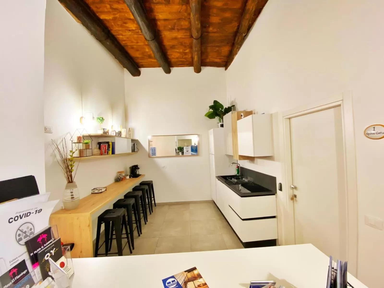 Kitchen or kitchenette in B&B Salerno IN Centro