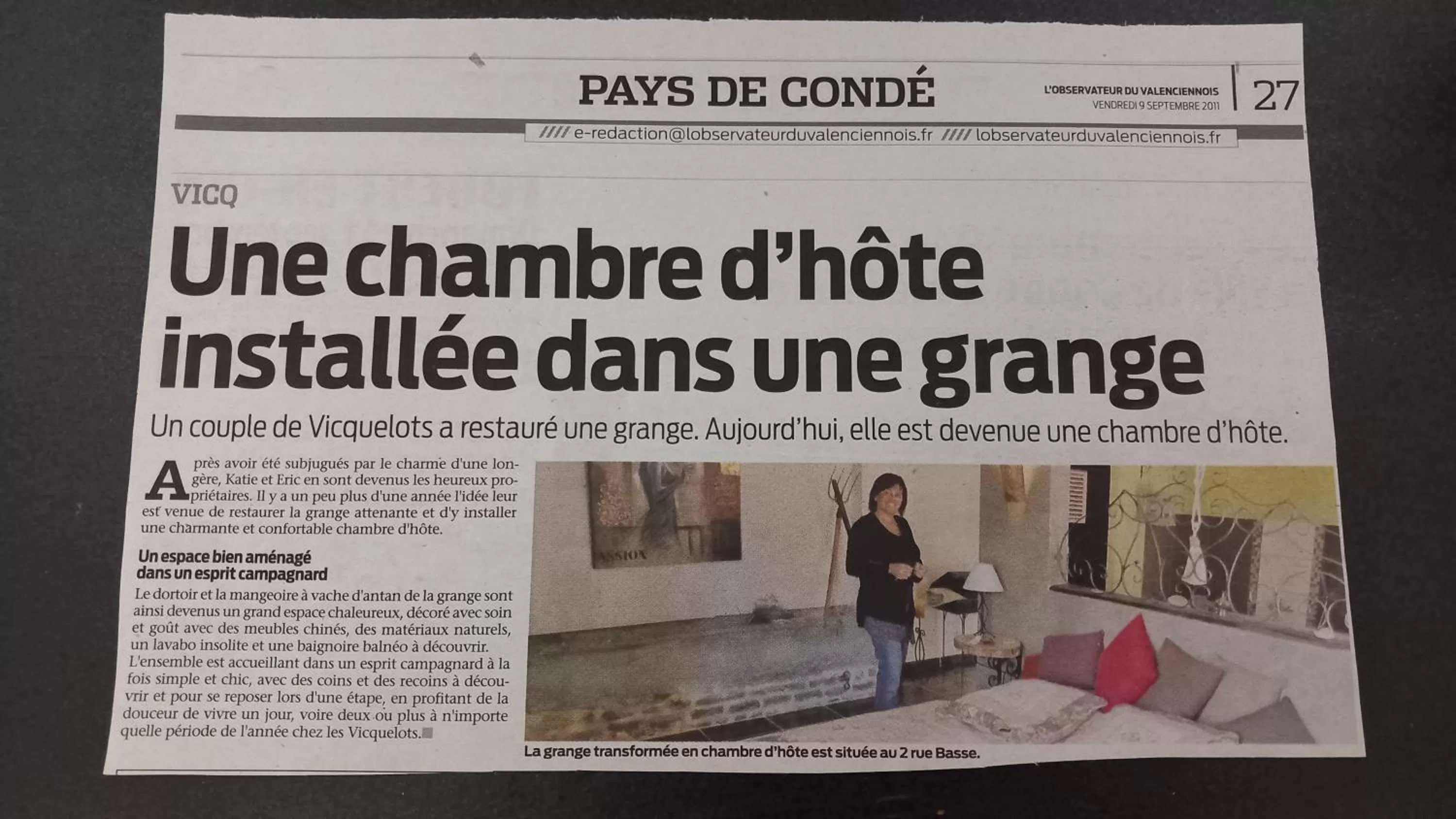 chambres d hotes ,hotel ,Secret d'une Nuit a vicq prės de onnaing,avec piscine