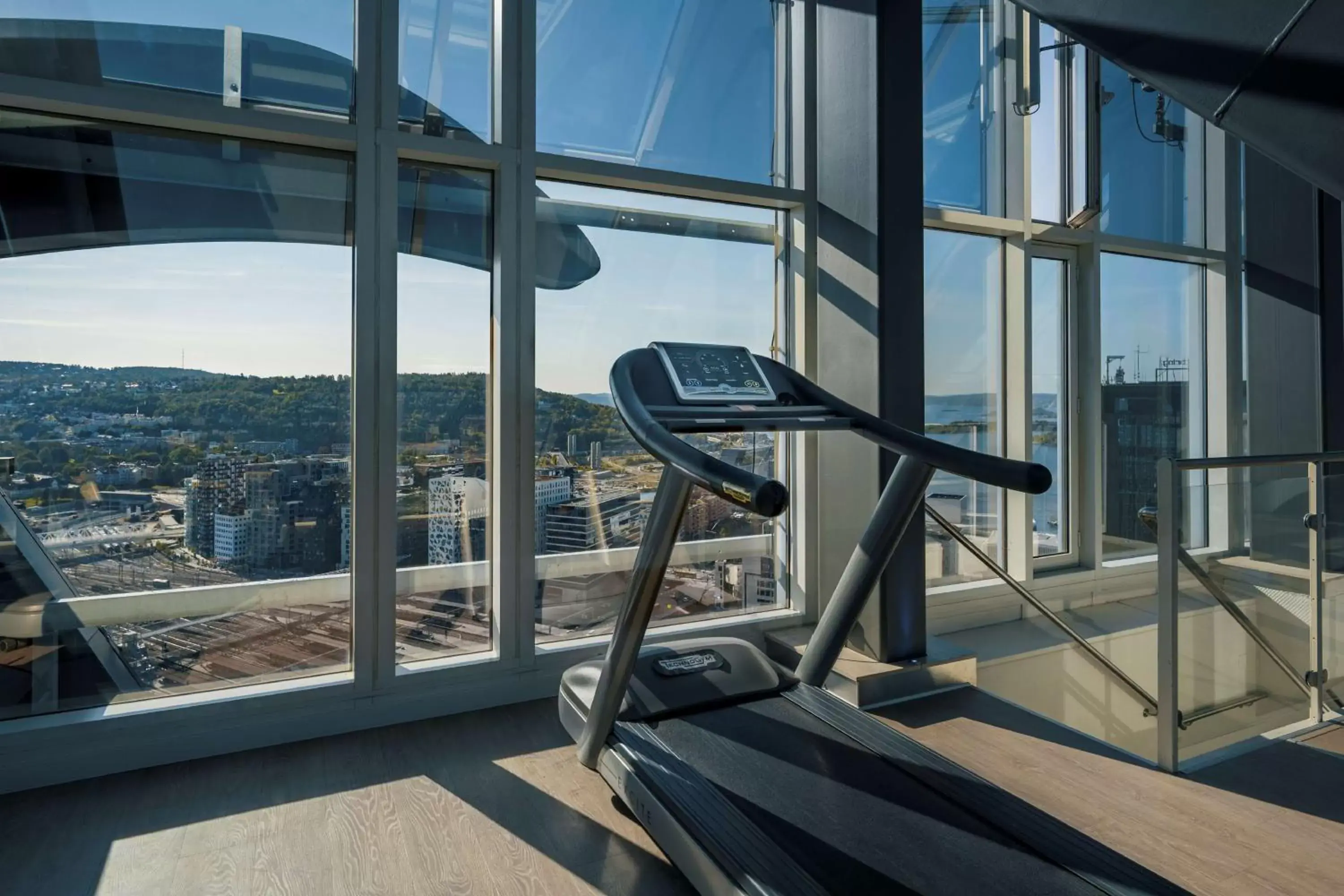 View (from property/room), Fitness Center/Facilities in Radisson Blu Plaza Hotel, Oslo