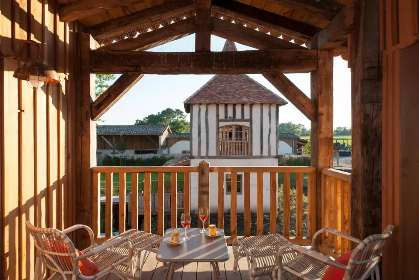 Balcony/Terrace in Les Sources de Caudalie