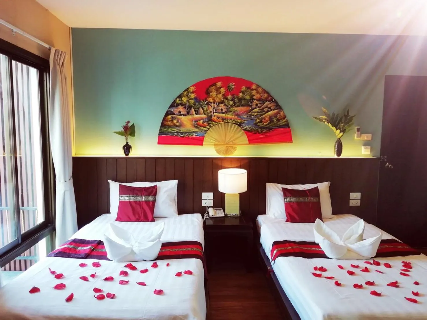 Bed in Mandala House, Chiang Mai