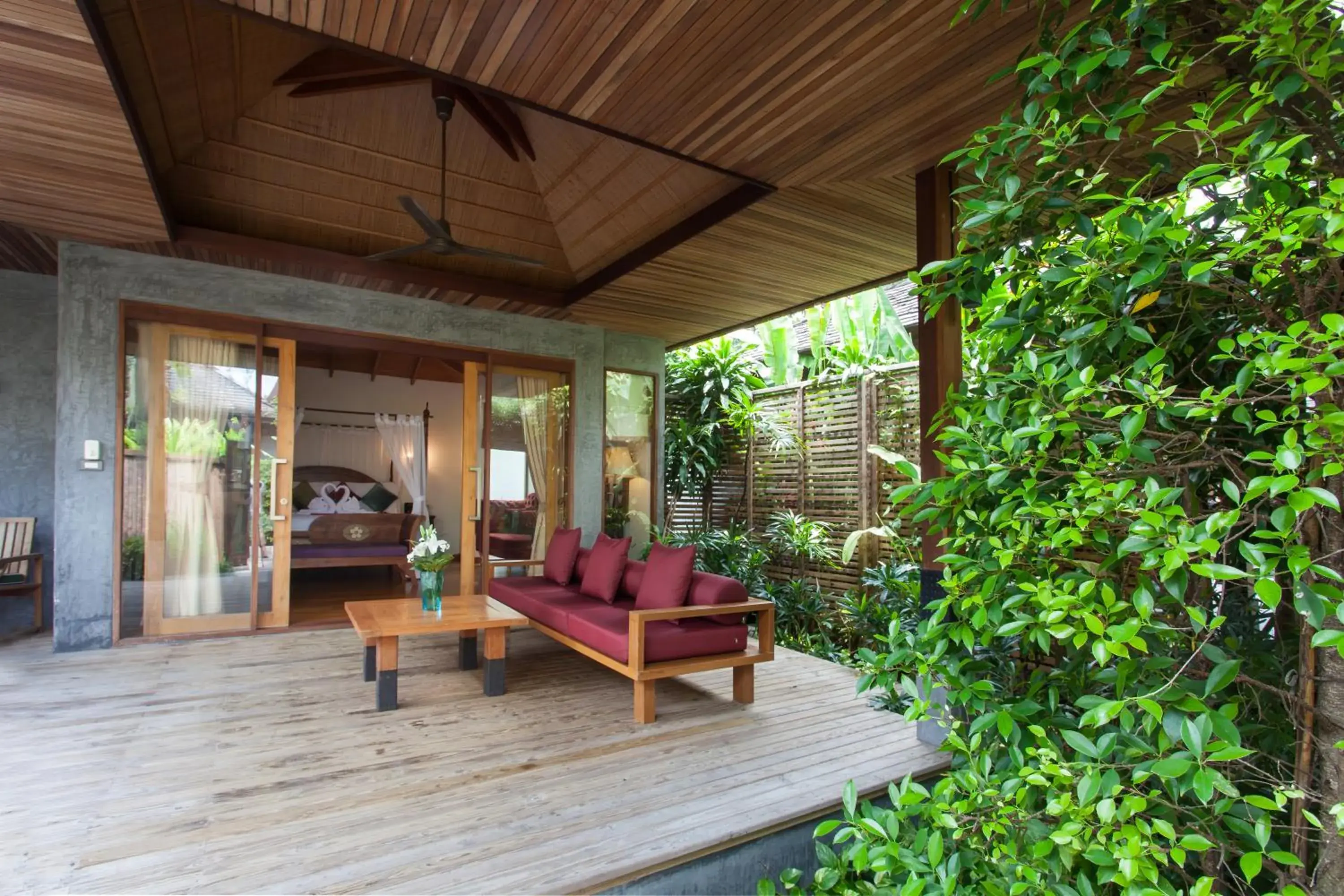 Balcony/Terrace in Tango Luxe Beach Villa, Koh Samui - SHA Extra Plus