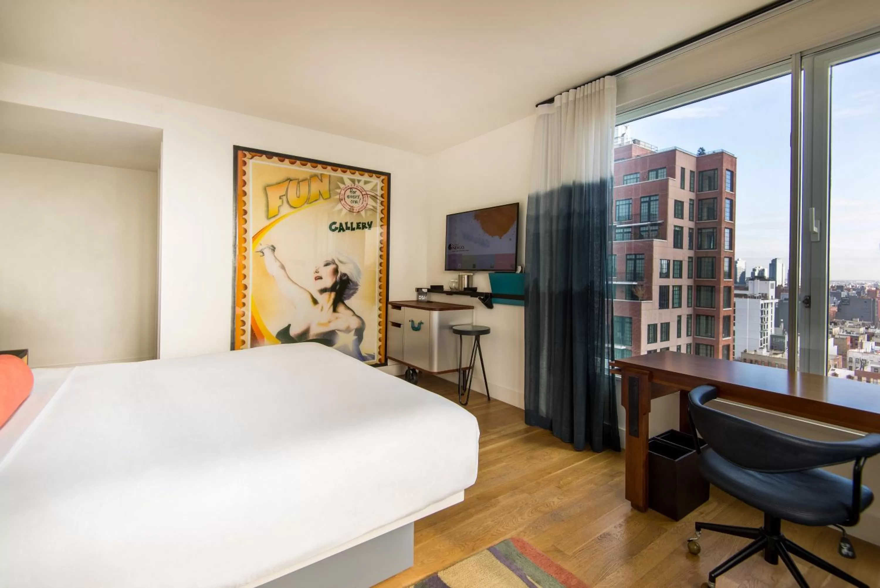Photo of the whole room, Bed in Hotel Indigo Lower East Side New York by IHG