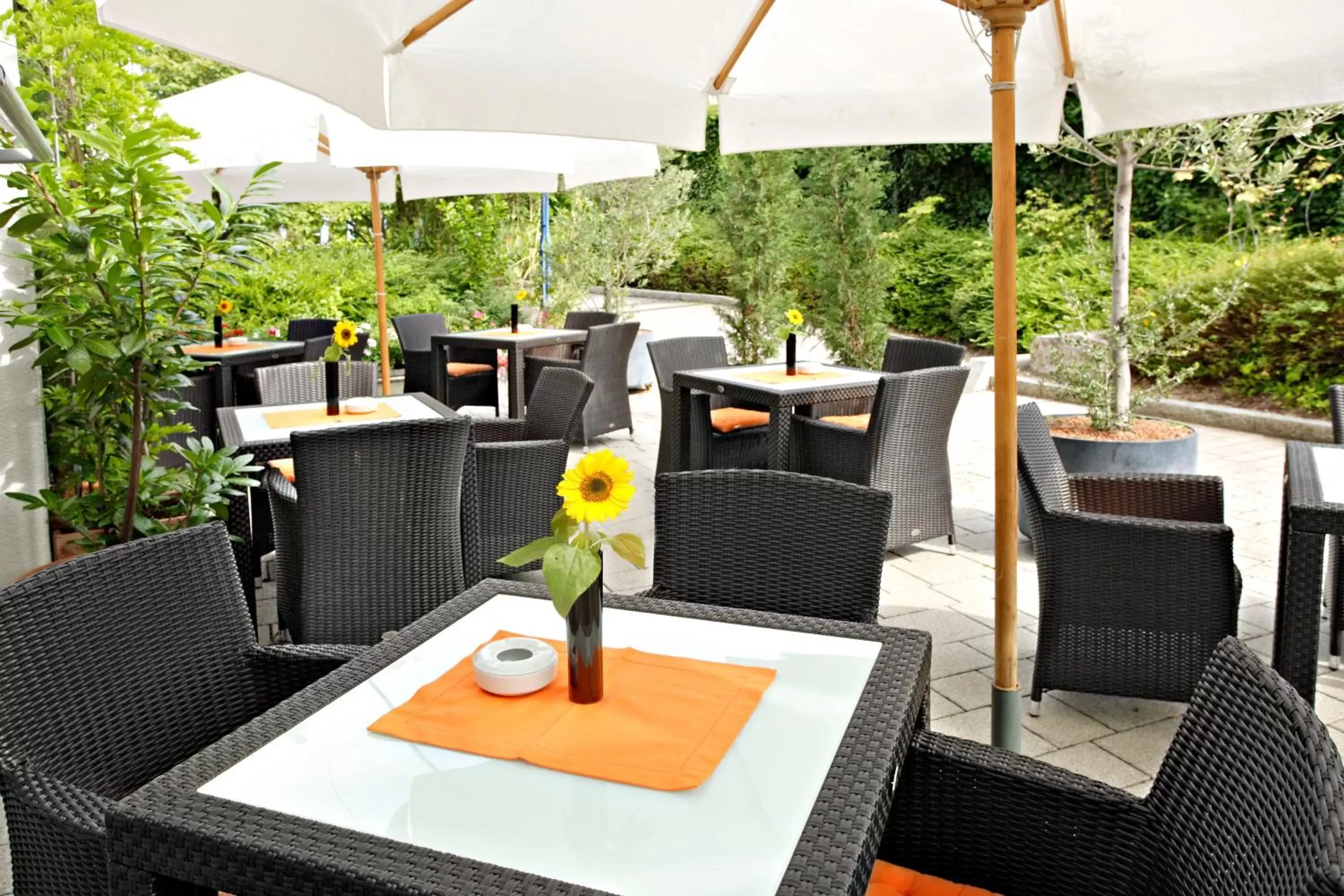 Balcony/Terrace, Restaurant/Places to Eat in Best Western Plus Palatin Kongresshotel