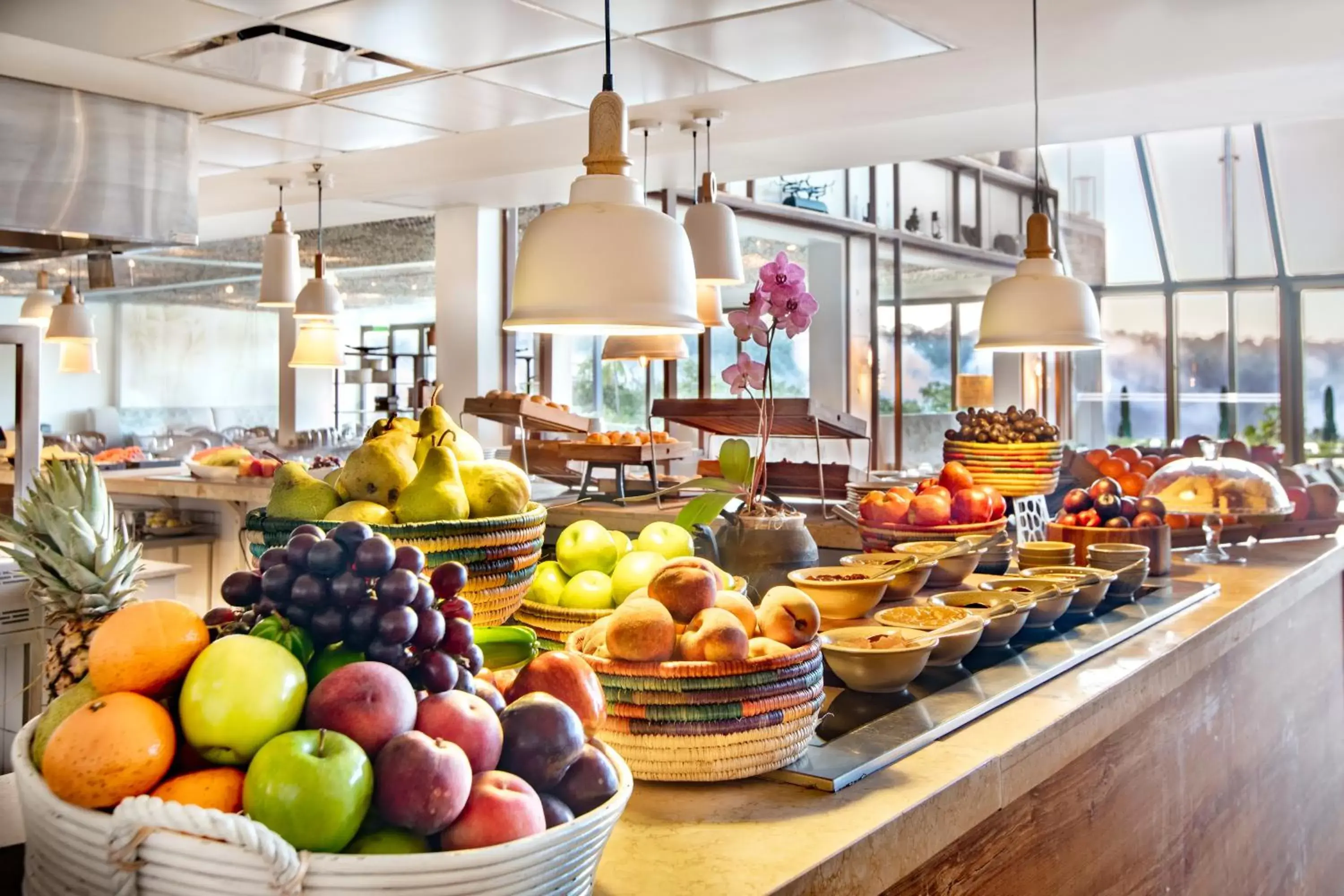 Buffet breakfast in Gran Meliá Iguazú Buffet breakfast in Gran Meliá Iguazú