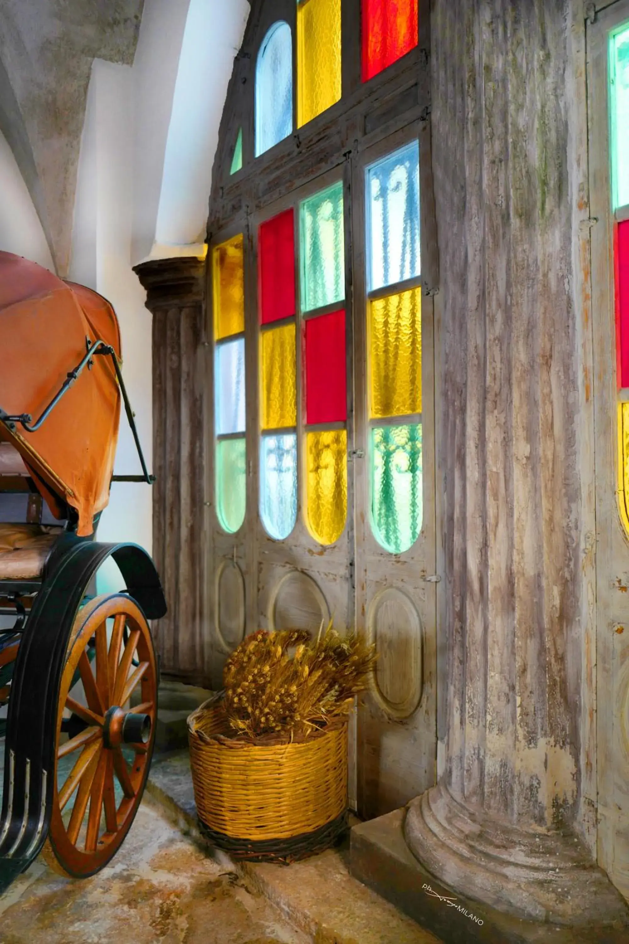 Lobby or reception in Palazzo Castriota Lobby or reception in Palazzo Castriota