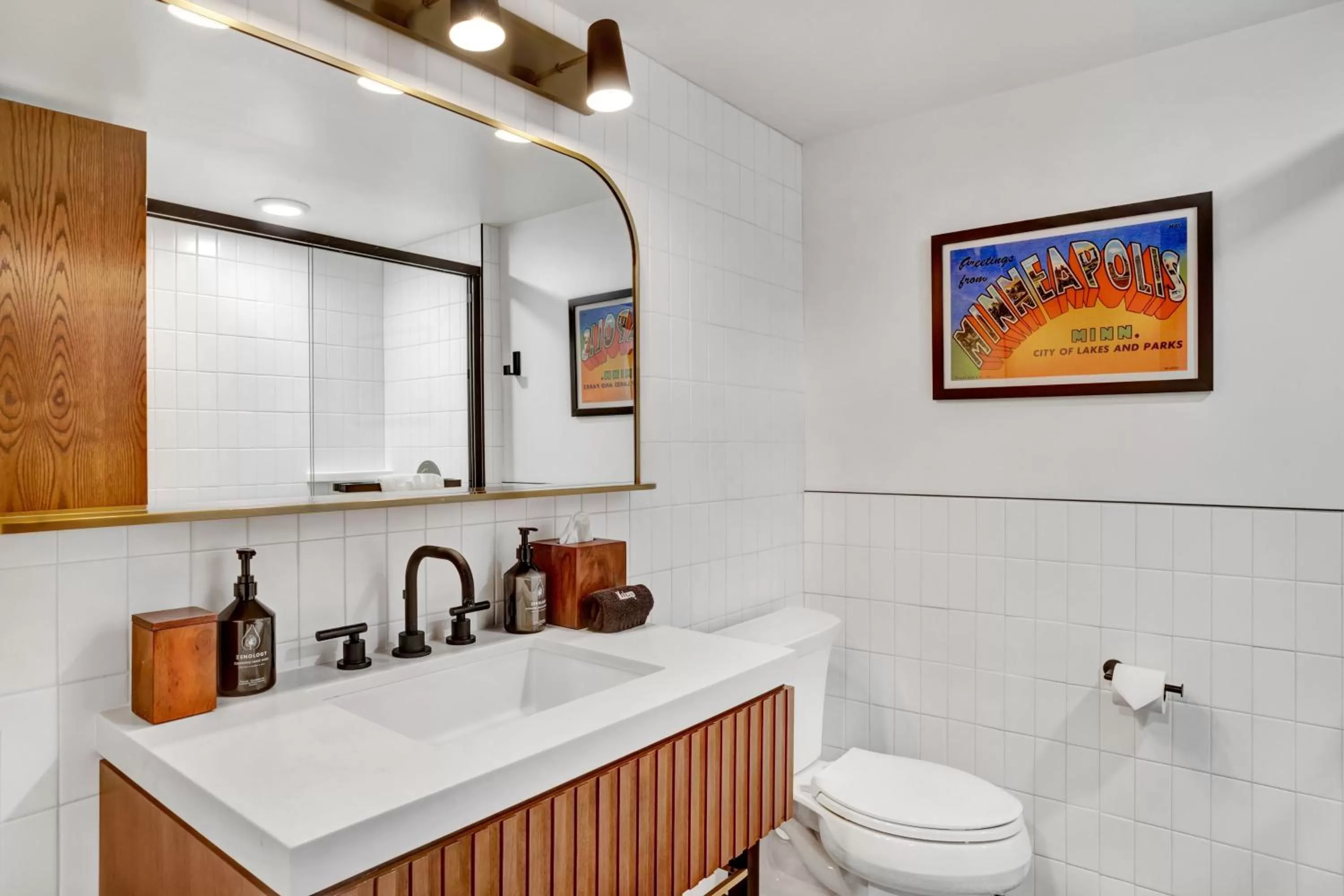 Bathroom in Hotel Indigo - Minneapolis Downtown by IHG