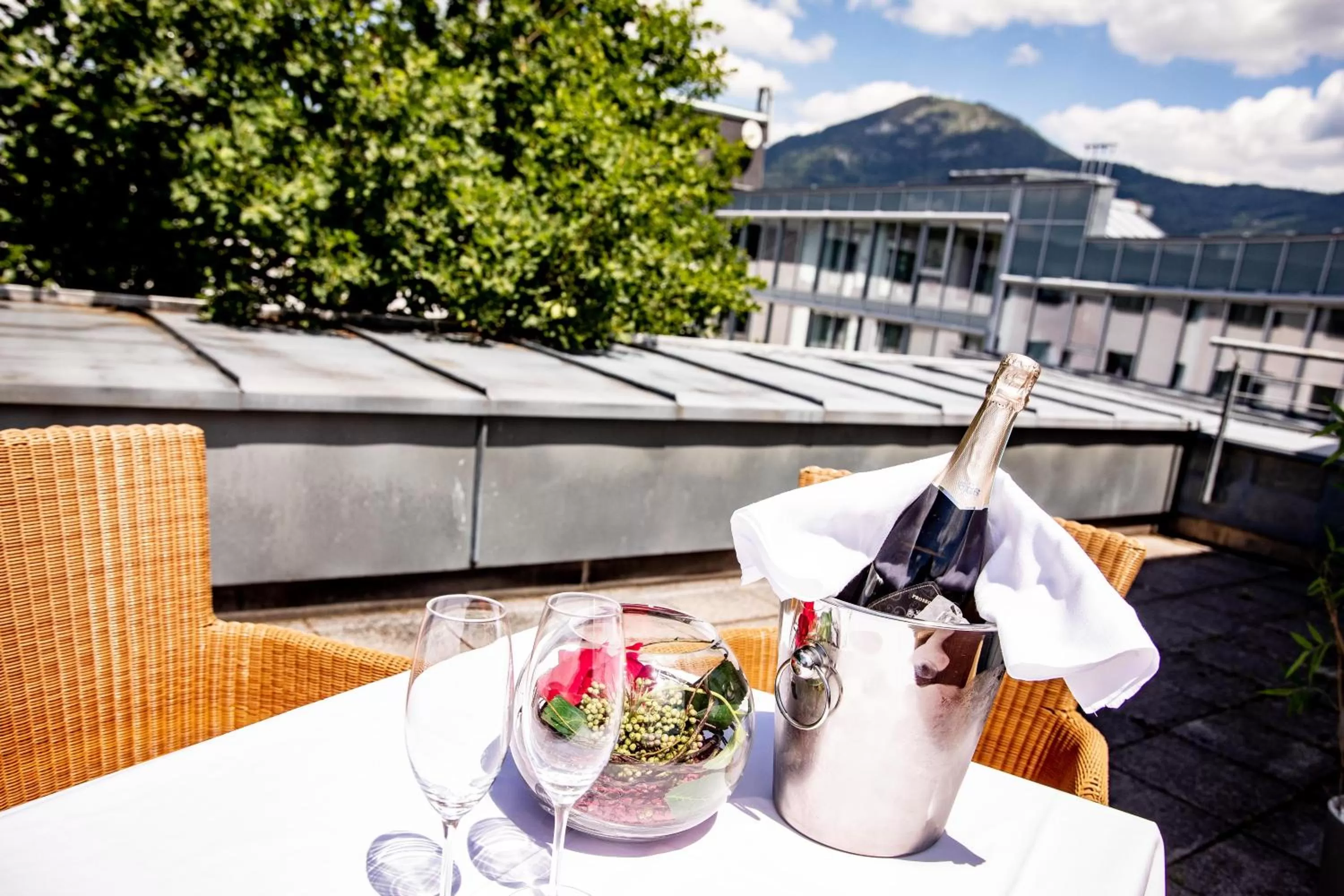 Balcony/Terrace in Apartment-Hotel Schaffenrath