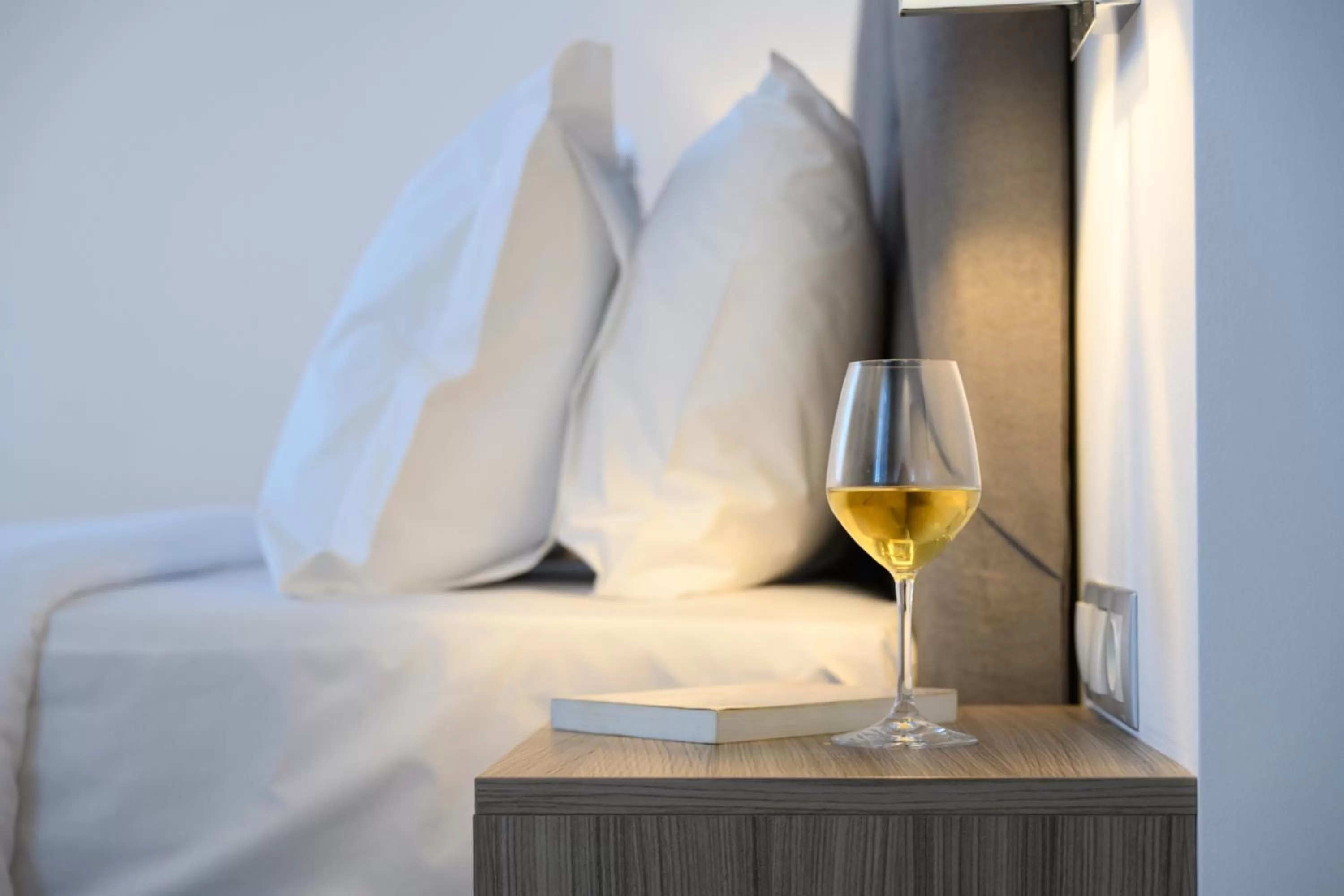 Bed in AMALPHI Corfu City Living