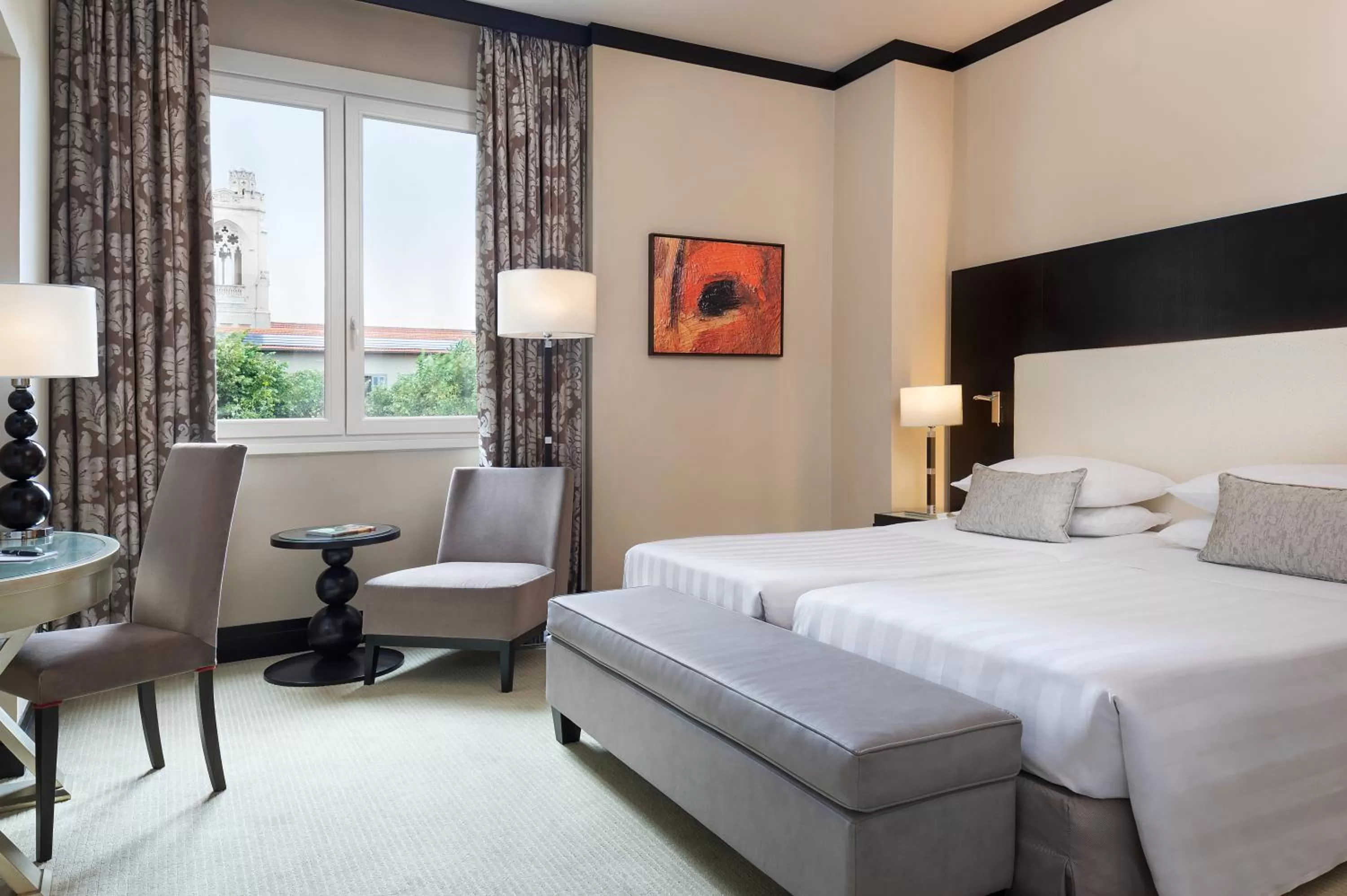 Bedroom, Bed in Sina Villa Medici, Autograph Collection