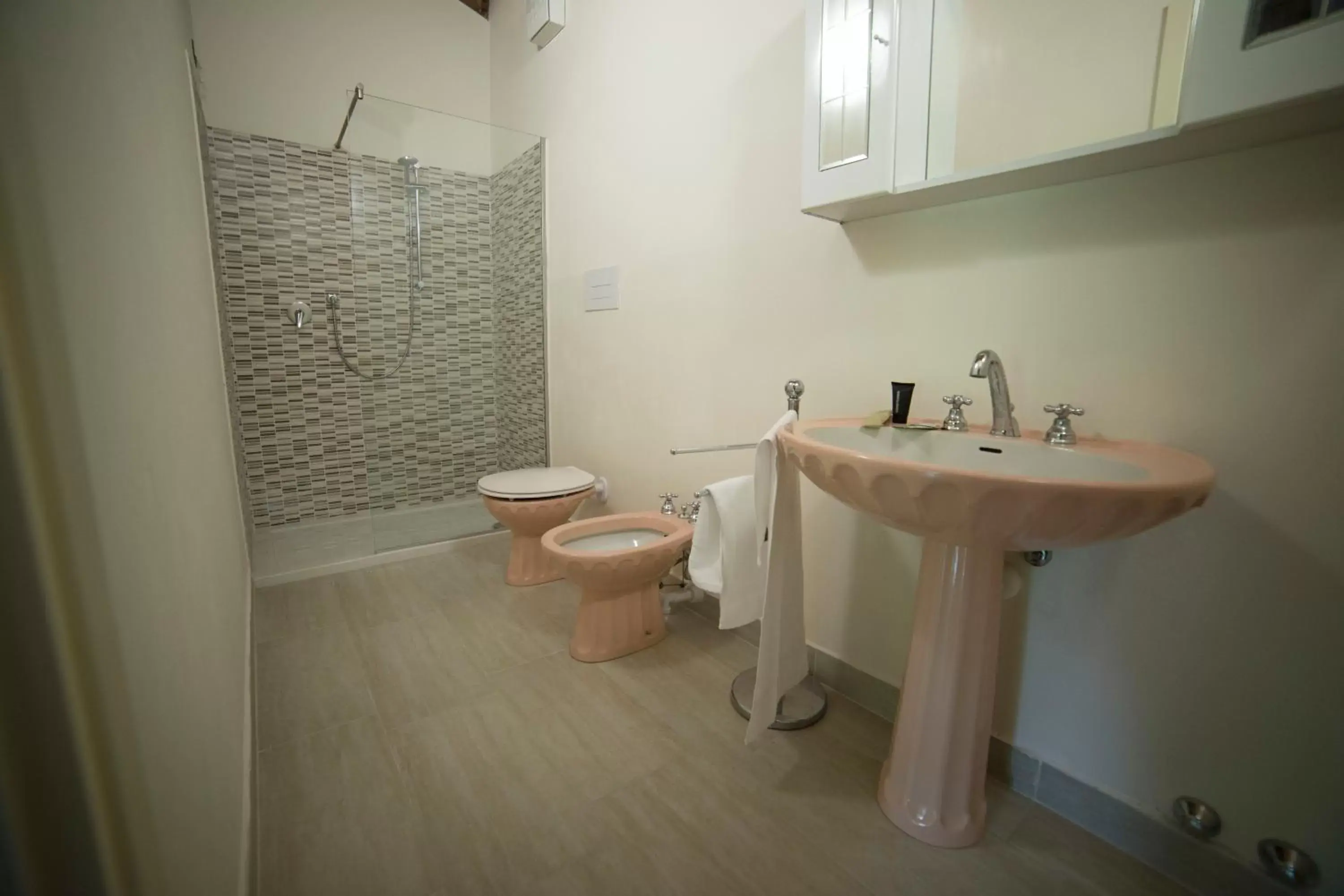 Property building, Bathroom in Villa Franca in Franciacorta