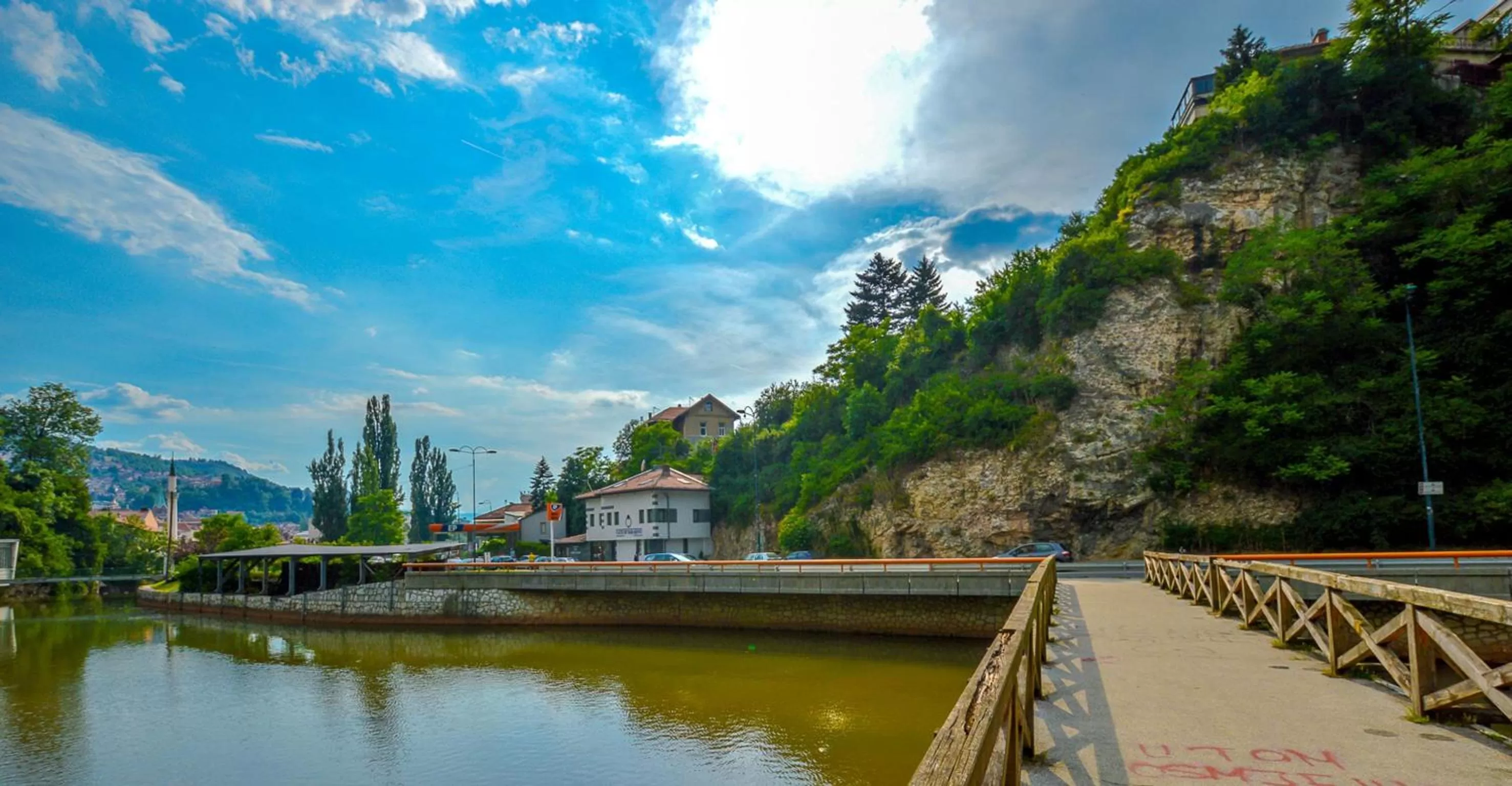Mountain view in Heritage Hotel Gate of Sarajevo