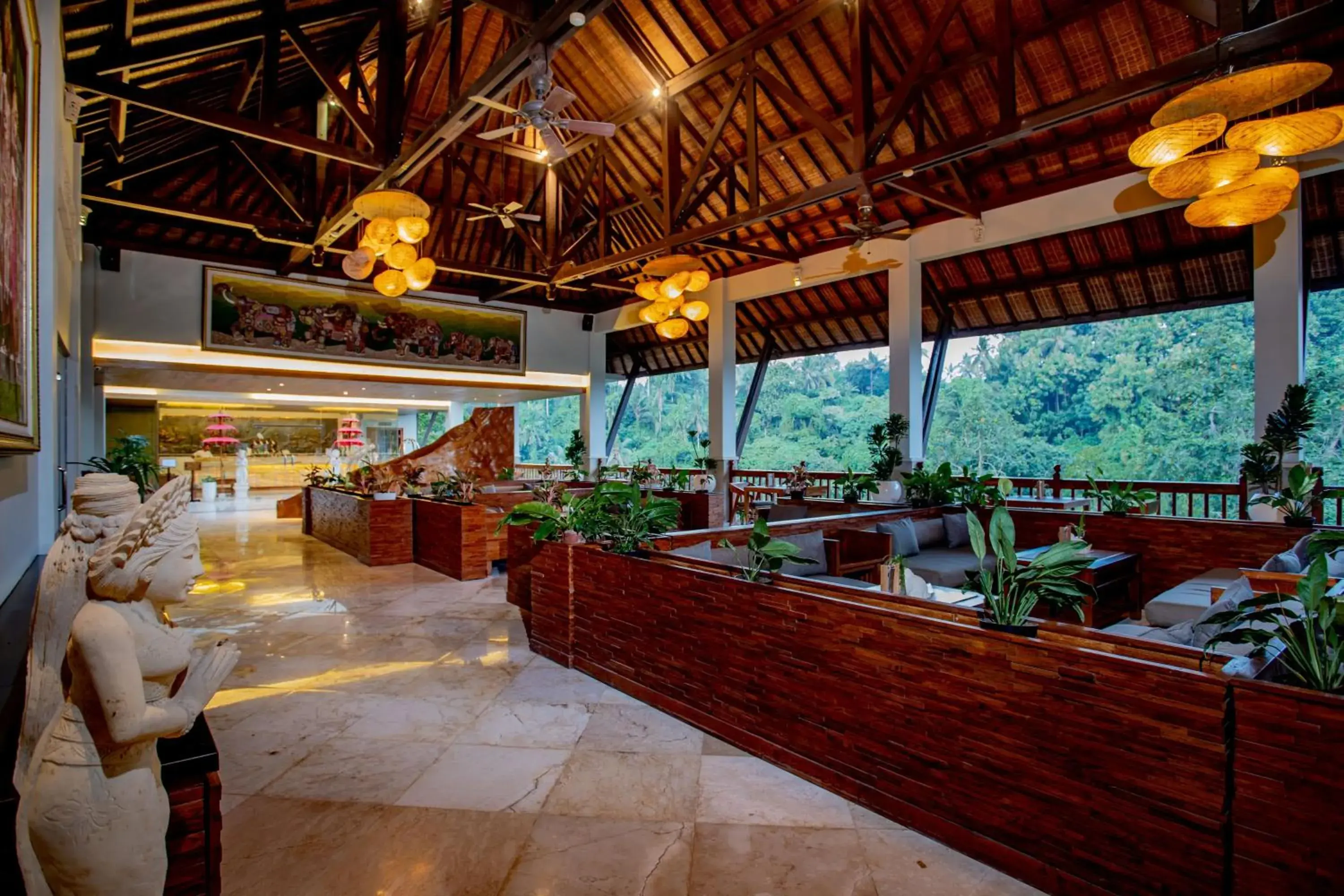 Lobby or reception in The Lokha Ubud Resort Villas and Spa