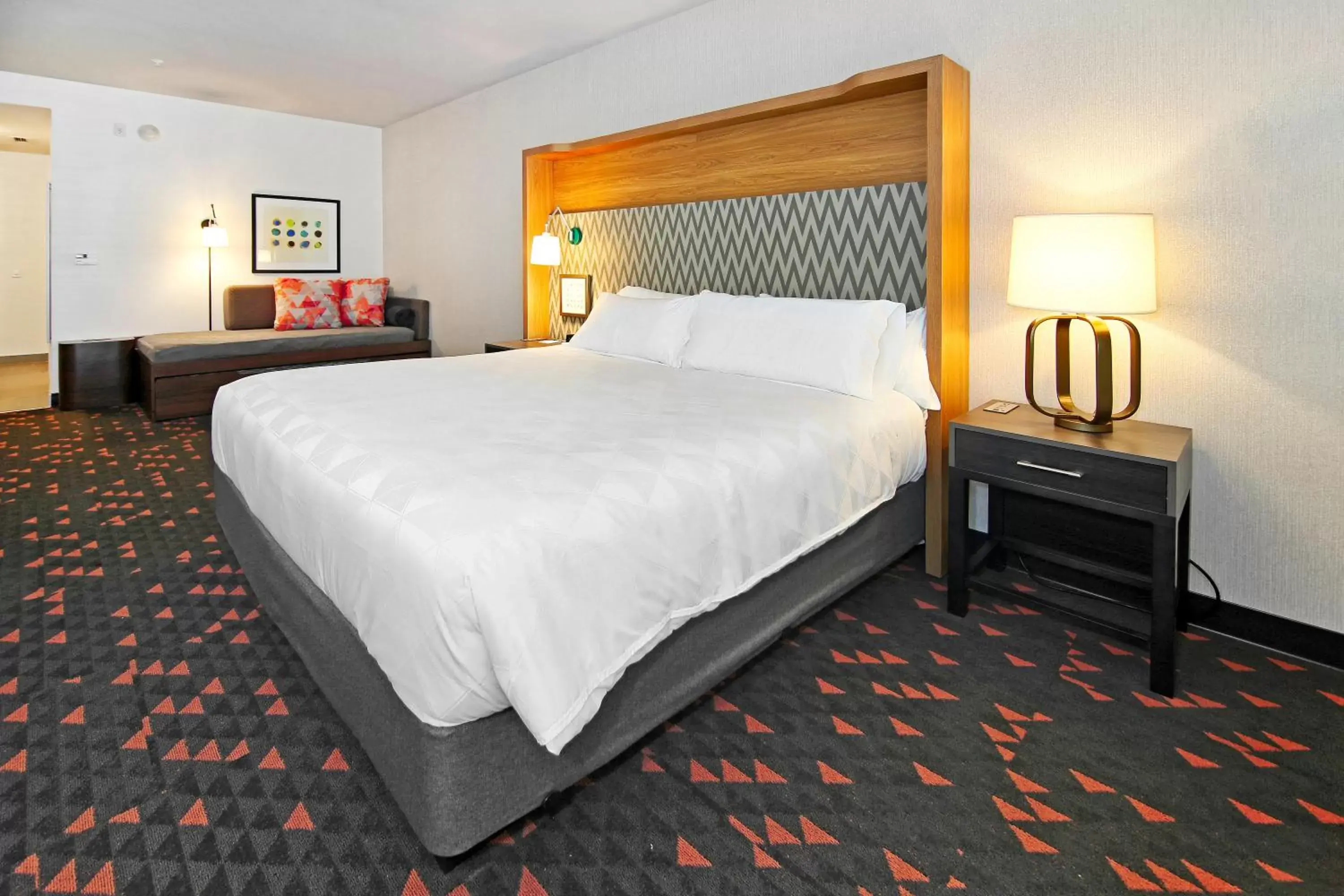 Photo of the whole room, Bed in Holiday Inn Hotel & Suites - Calgary Airport North, an IHG Hotel