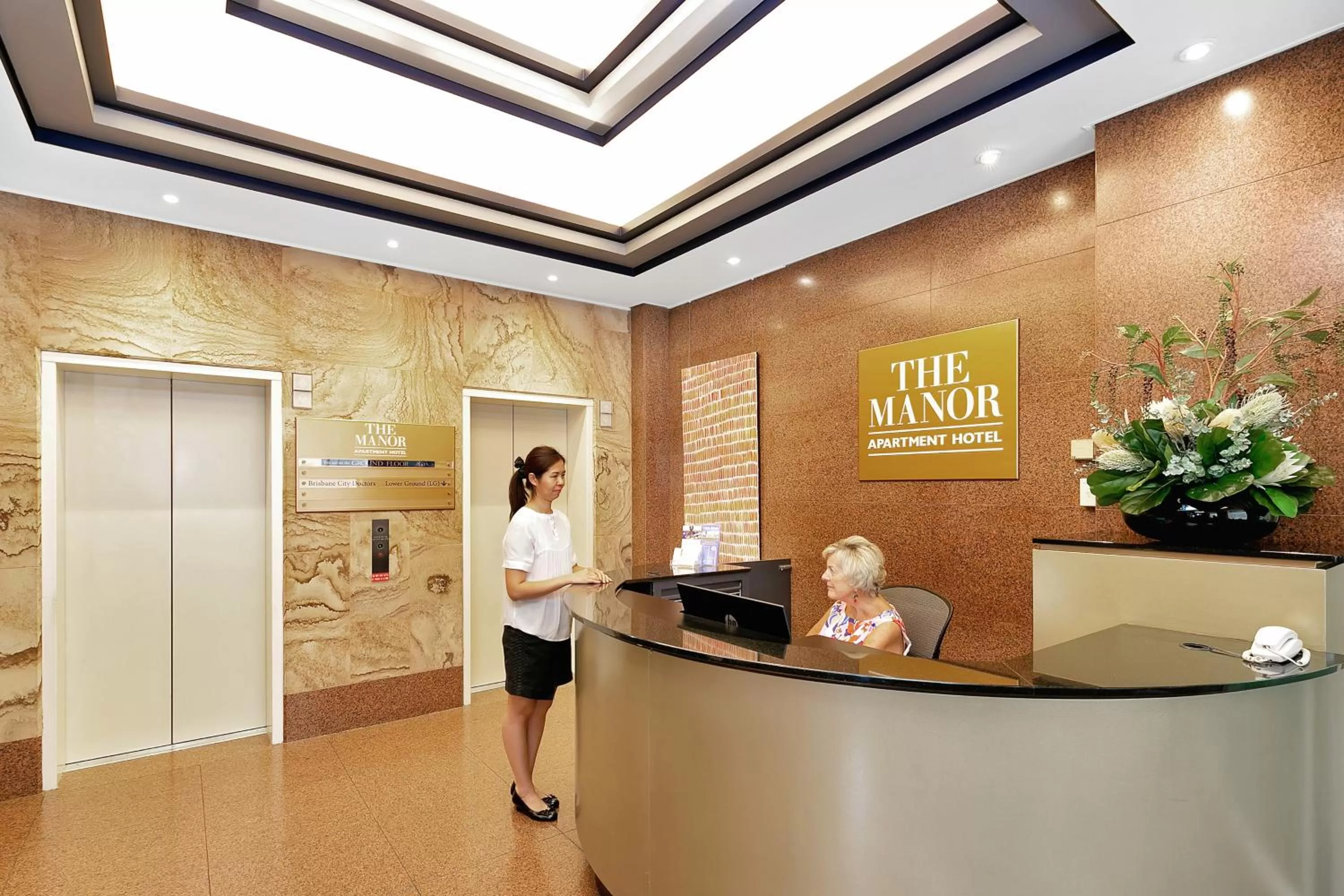 Lobby or reception in Manor Apartment Hotel