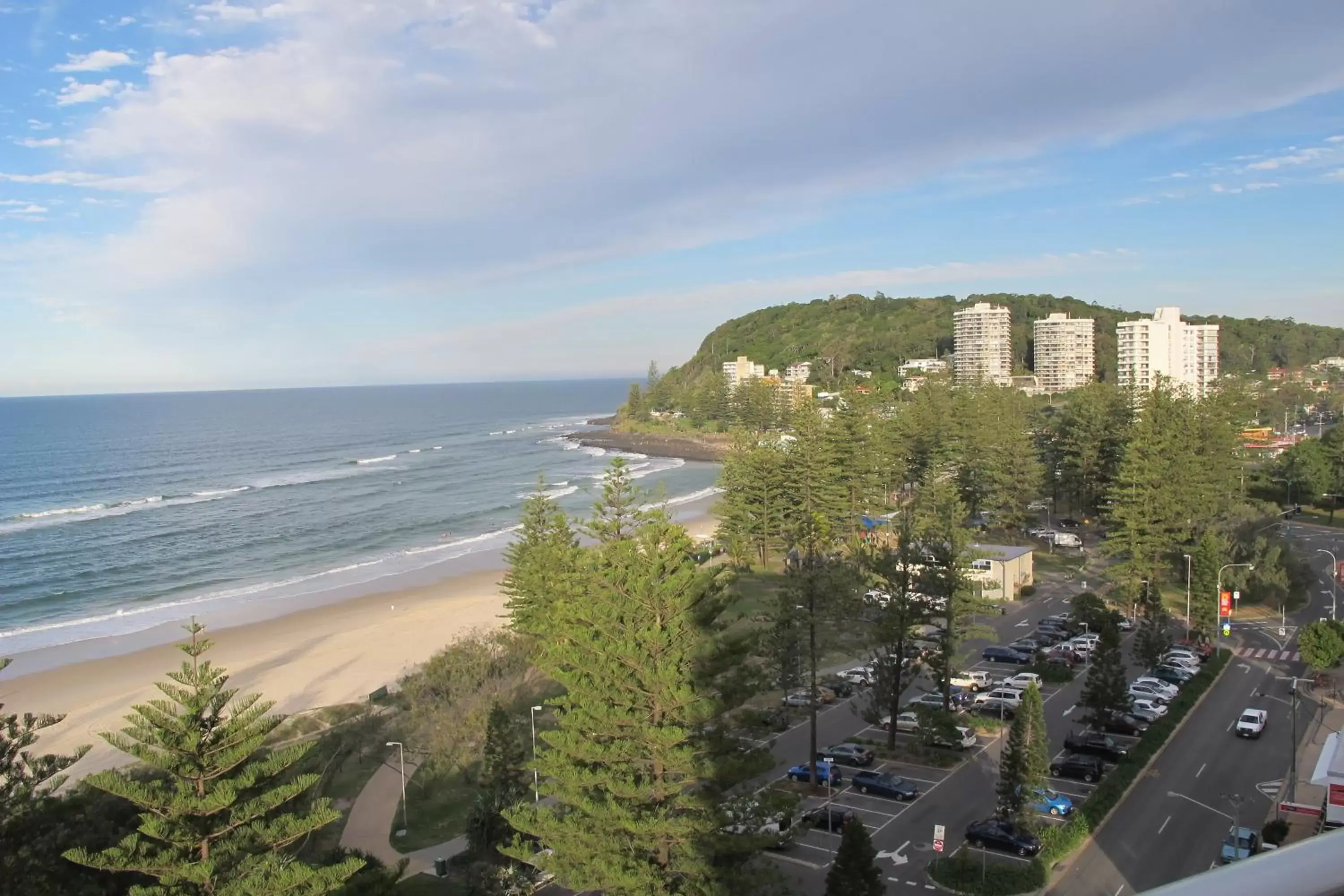 City view in Pacific Regis Beachfront Holiday Apartments