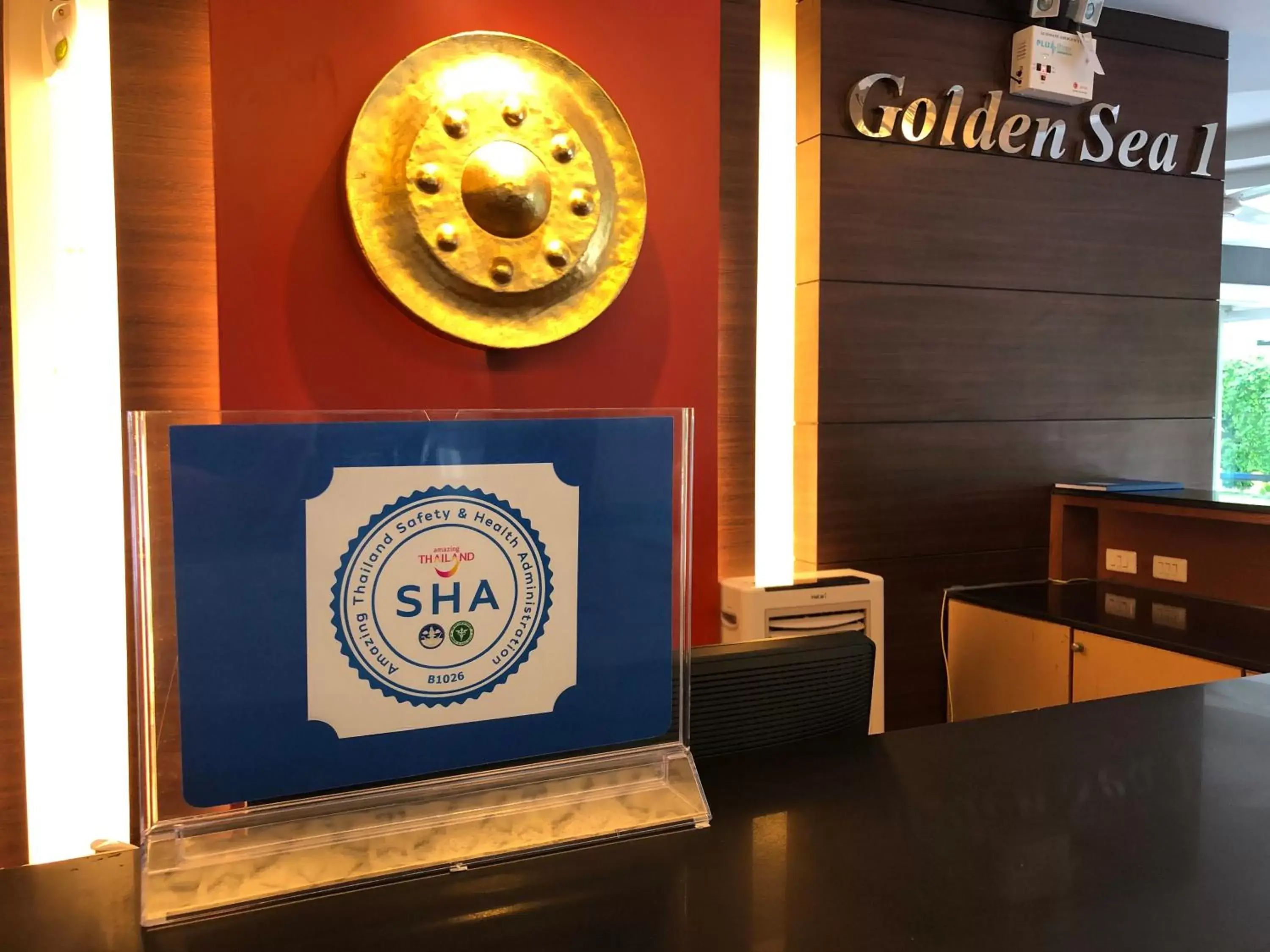 Logo/Certificate/Sign in Golden Sea Pattaya - SHA Extra Plus