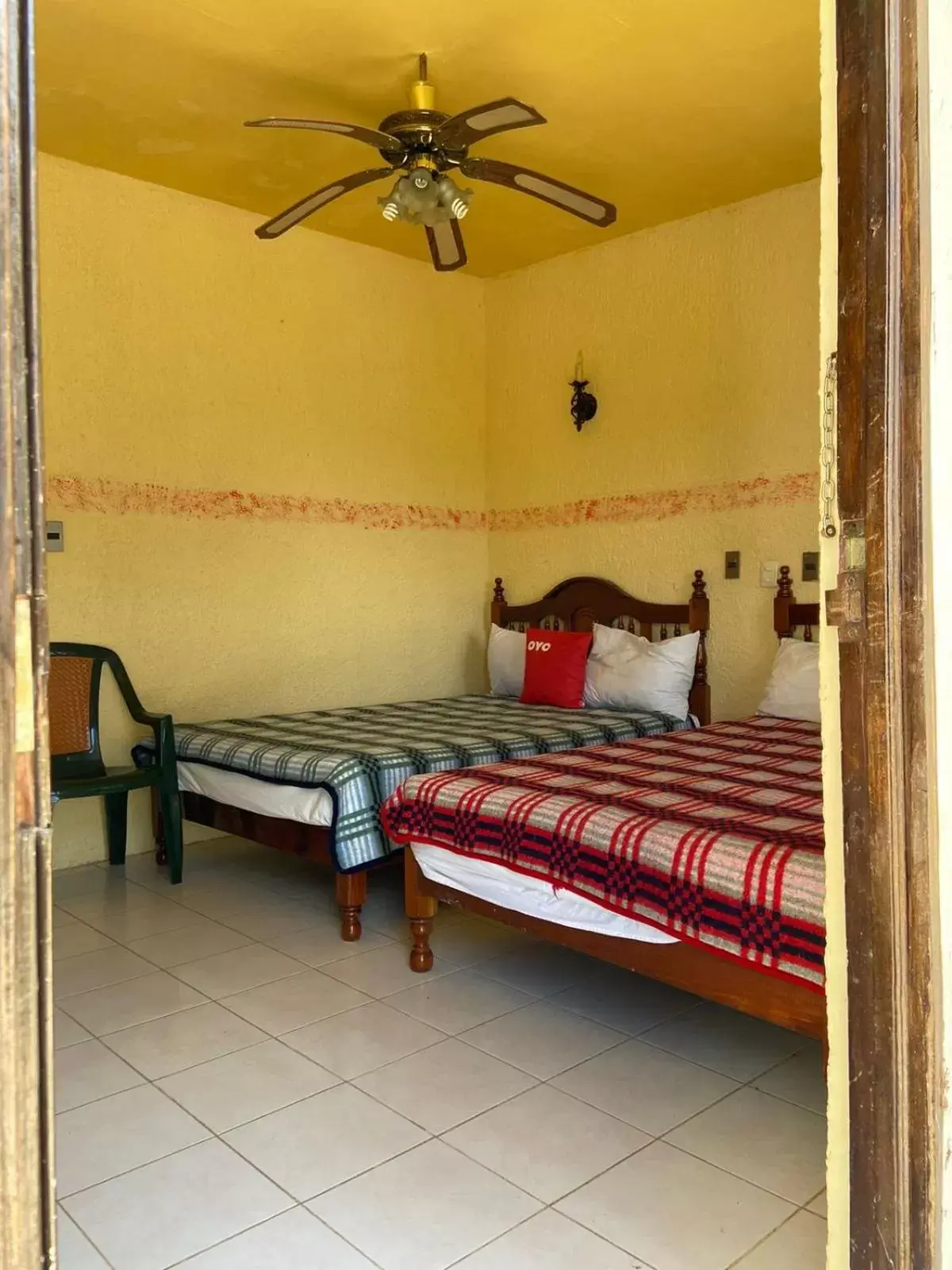 Bed in Rancho Hotel El Carmen