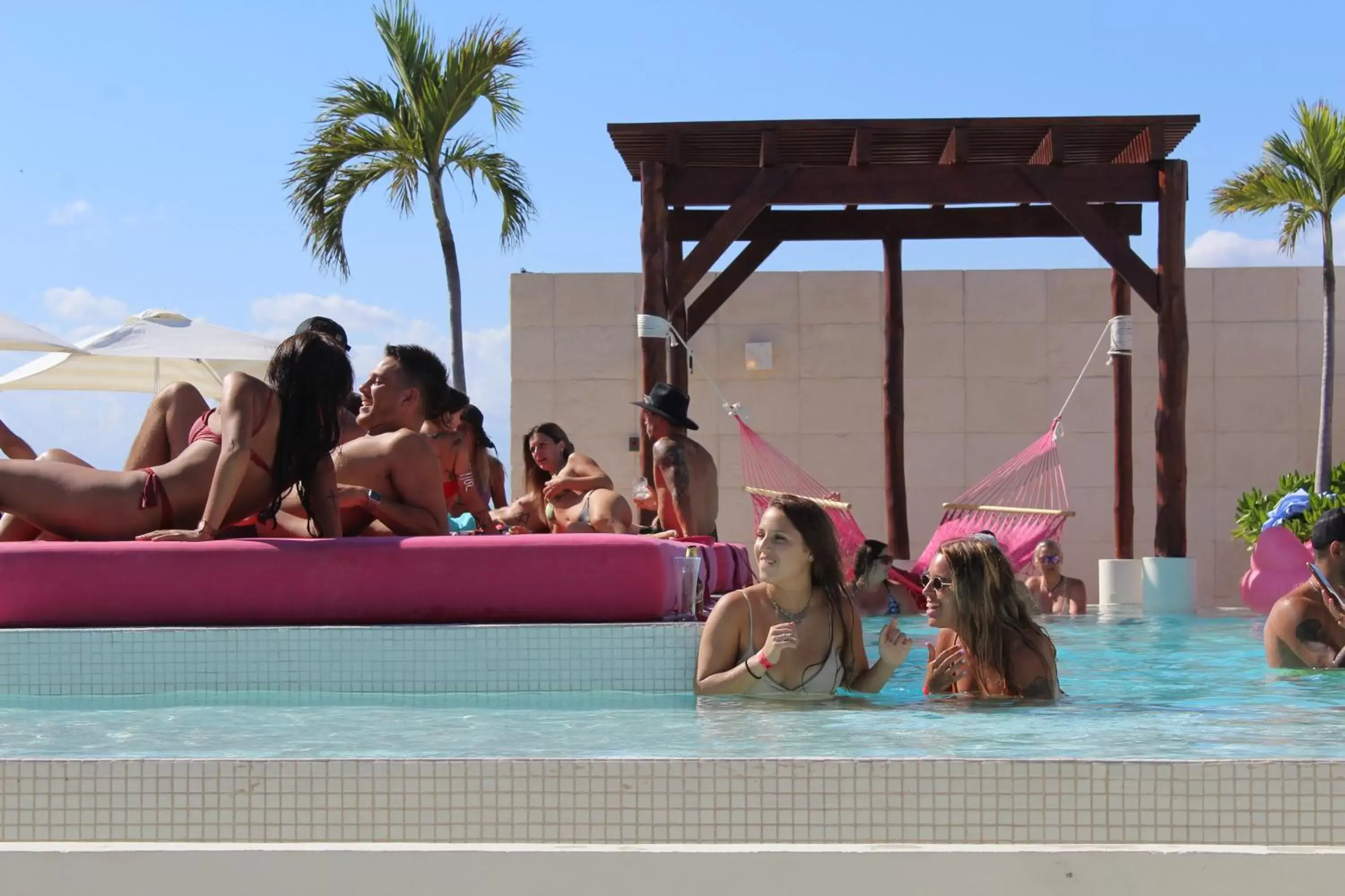 People, Swimming Pool in The Palm at Playa