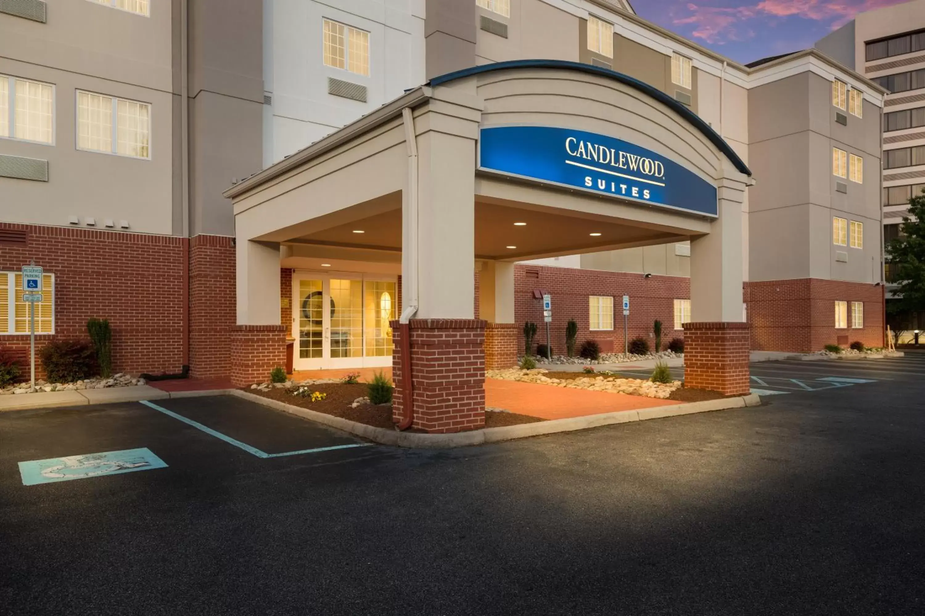 Property building in Candlewood Suites Virginia Beach Town Center, an IHG Hotel