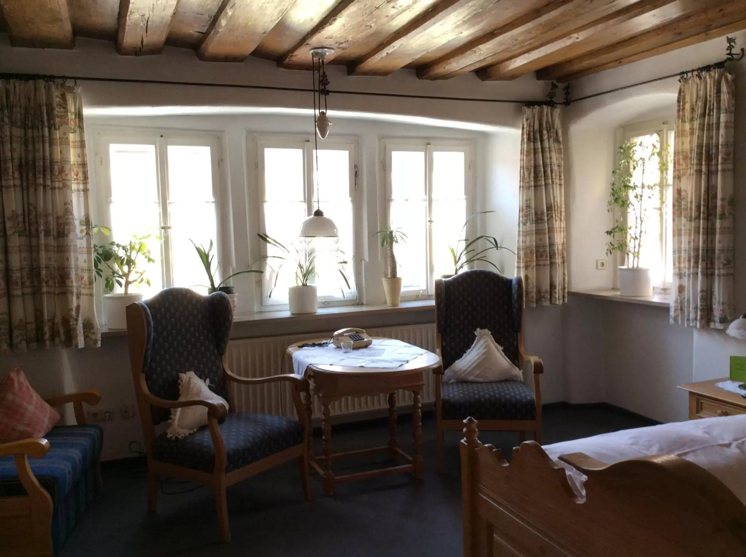 Bed, Seating Area in Hotel Gerberhaus