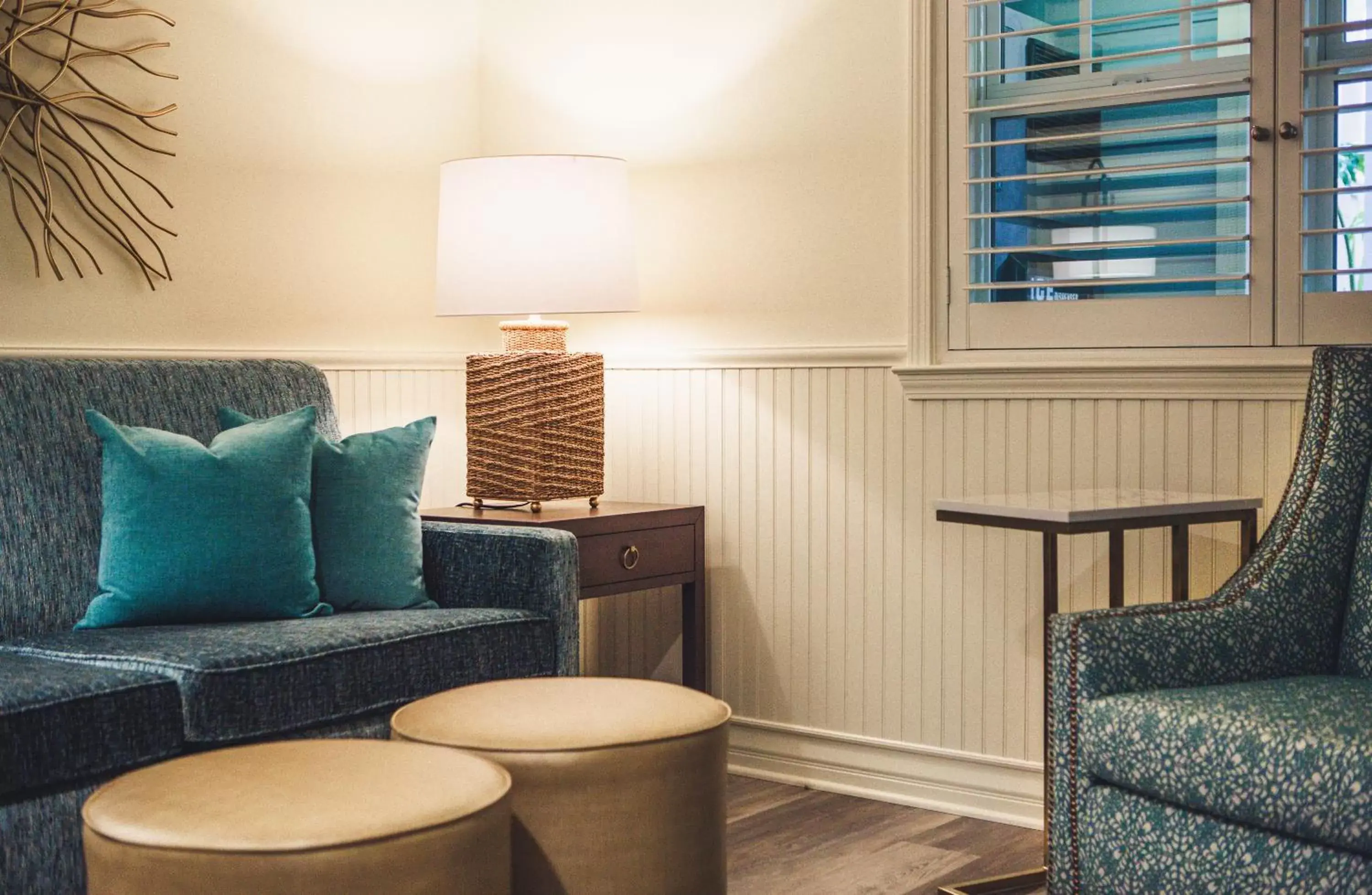 Decorative detail, Seating Area in Avila Lighthouse Suites