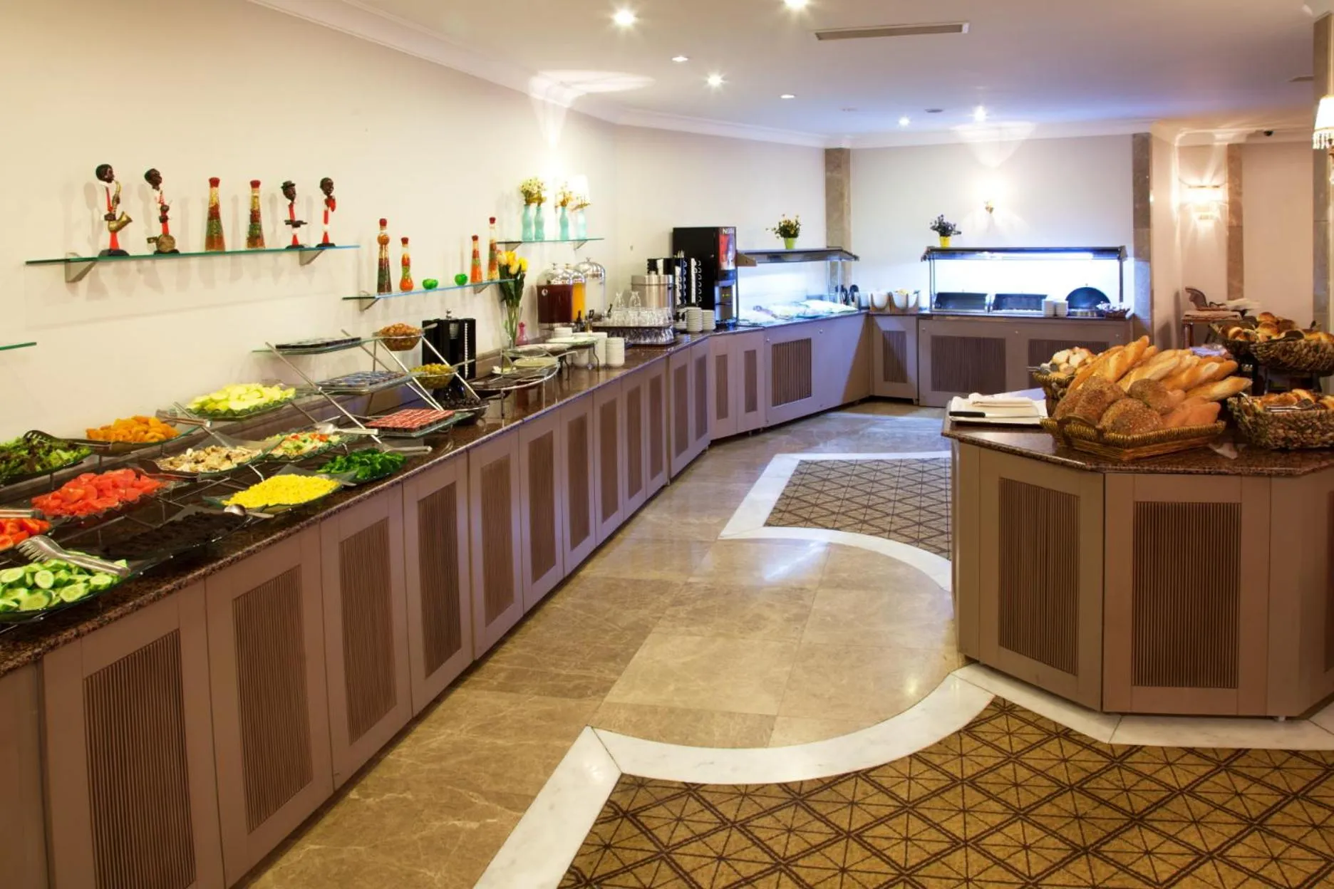 Buffet breakfast in Black Bird Hotel