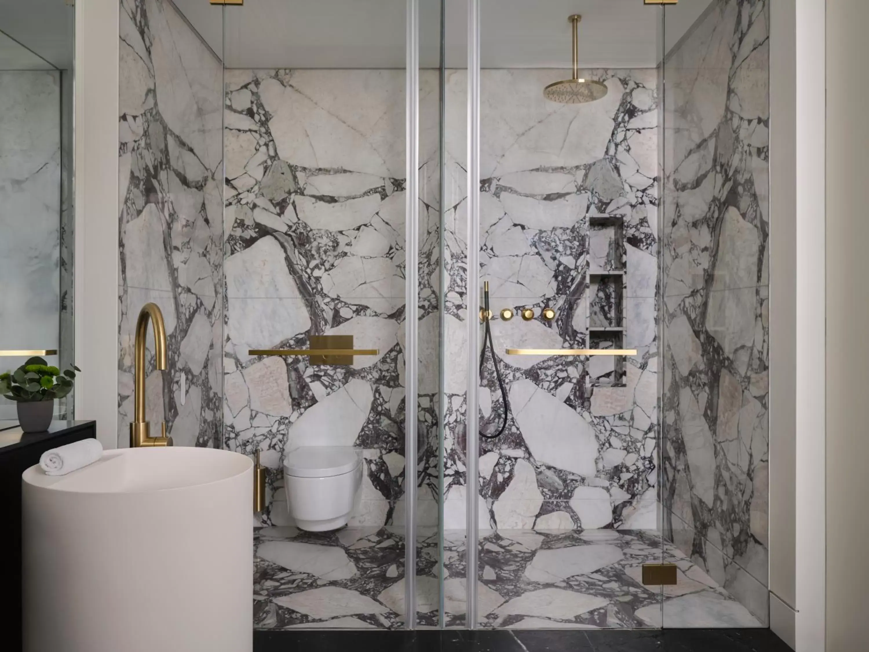 Shower, Bathroom in The Ritz-Carlton, Vienna