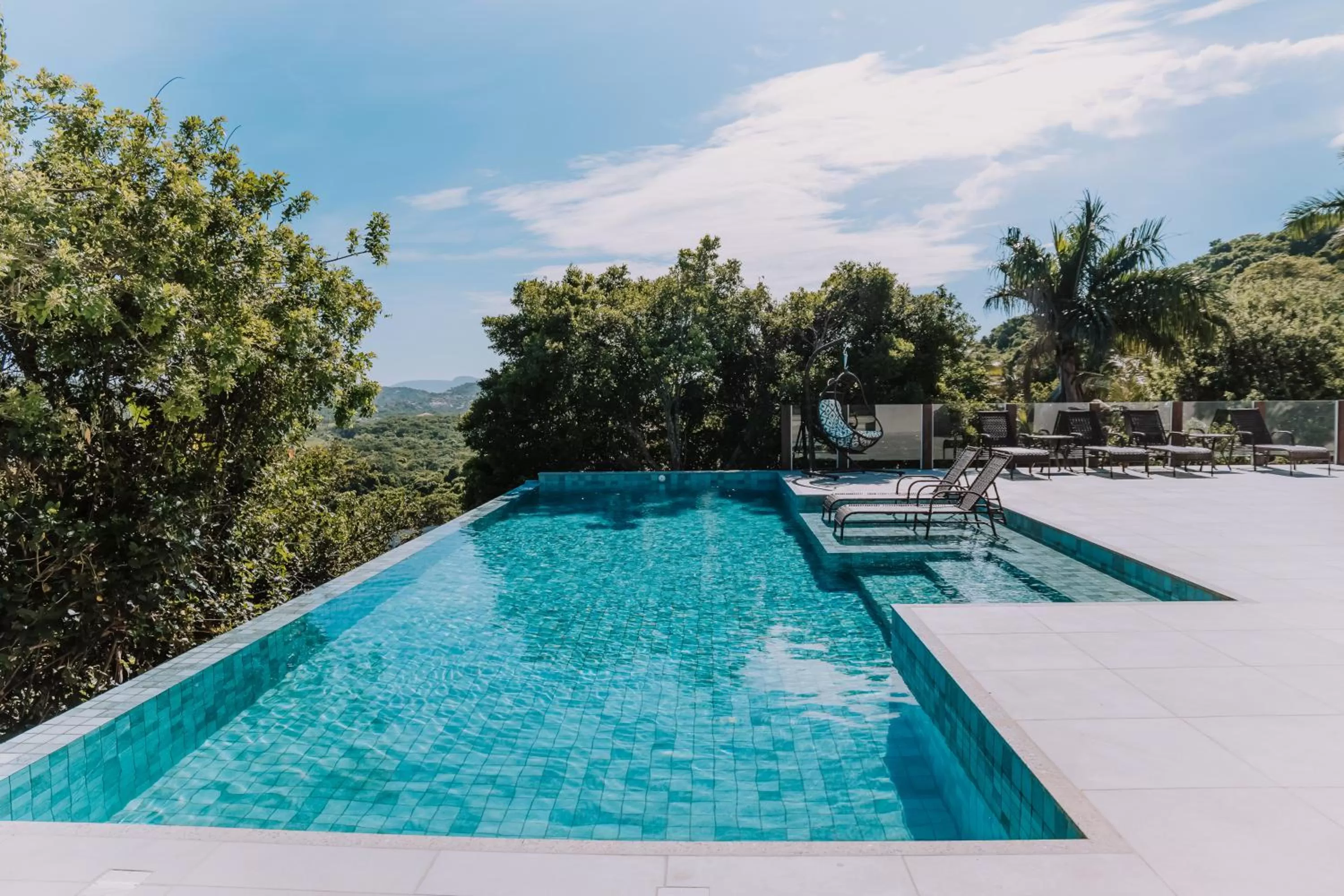 Swimming pool in Pousada Peninsula de Buzios