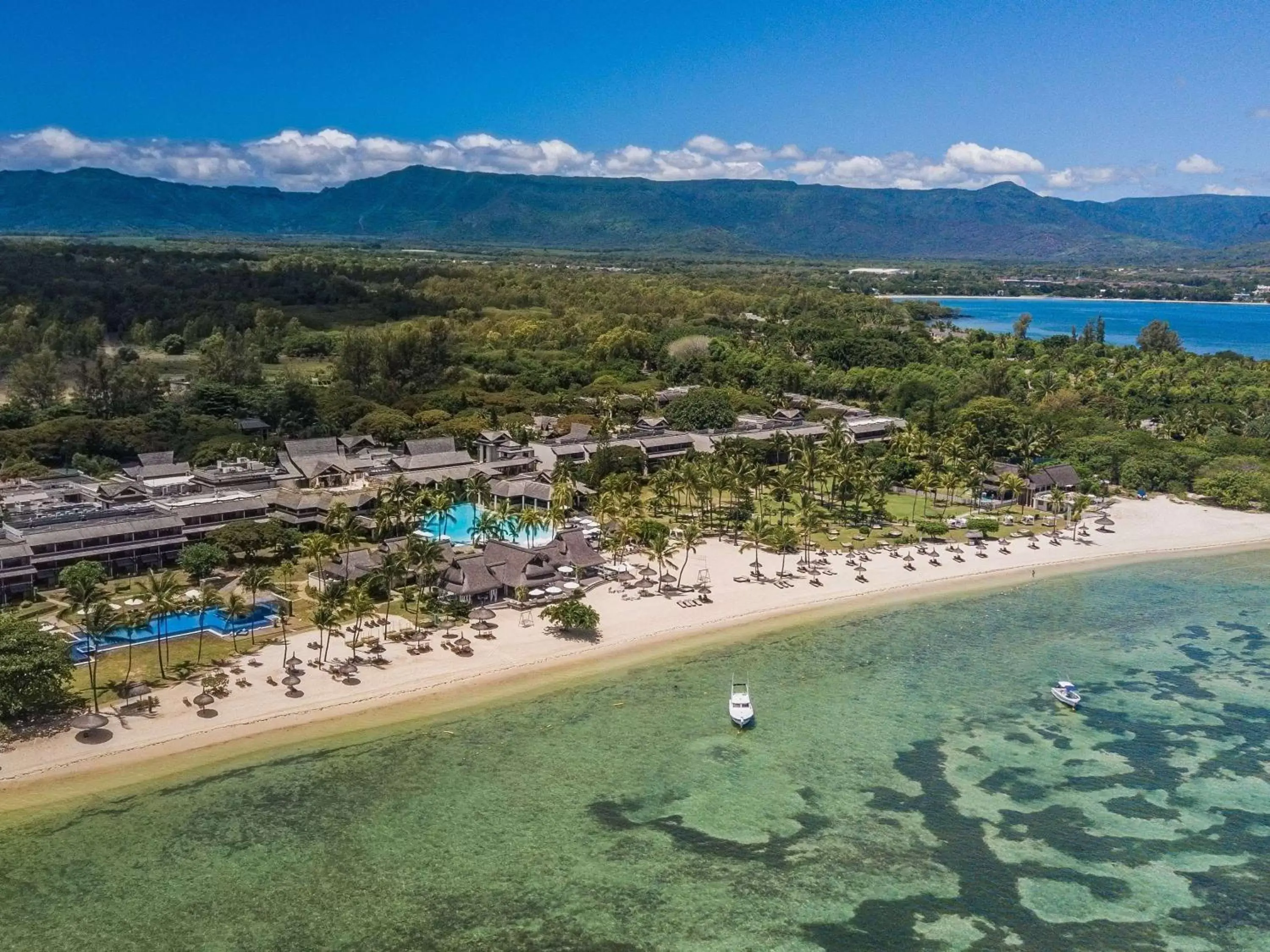 Property building, Bird's-eye View in Sofitel Mauritius L'Imperial Resort & Spa