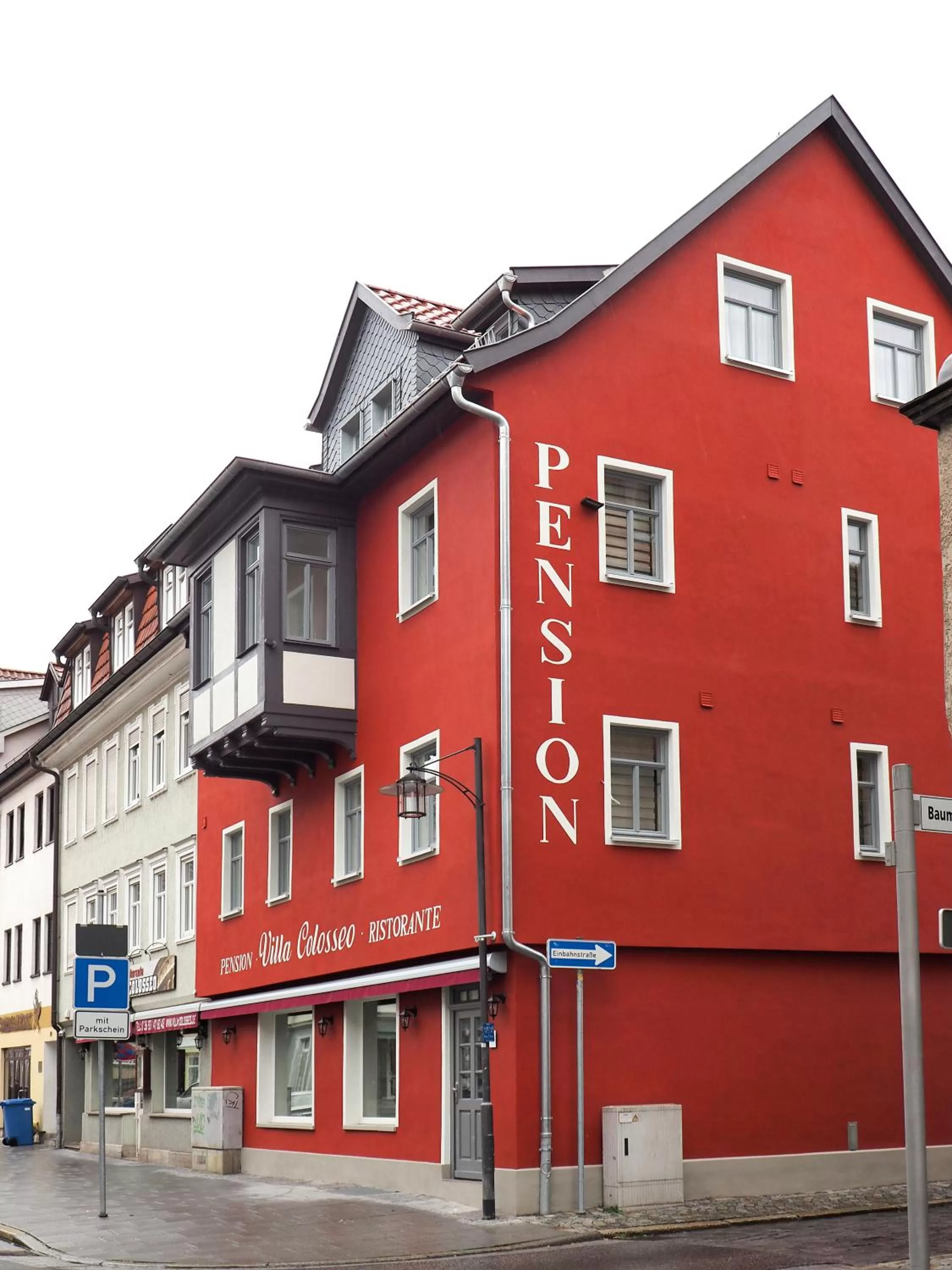 Property building in Pension Villa Colosseo im Herzen von Meiningen