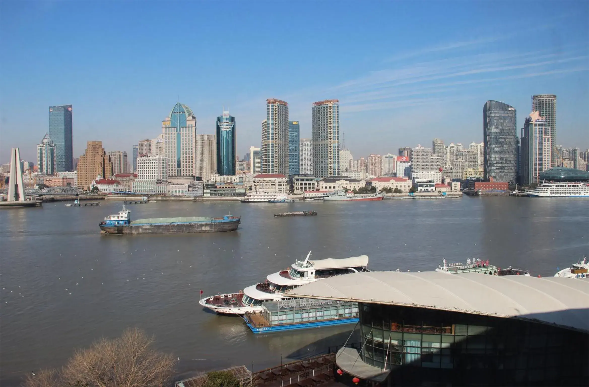 View (from property/room) in Oriental Riverside Bund View Hotel (Shanghai International Convention Center)