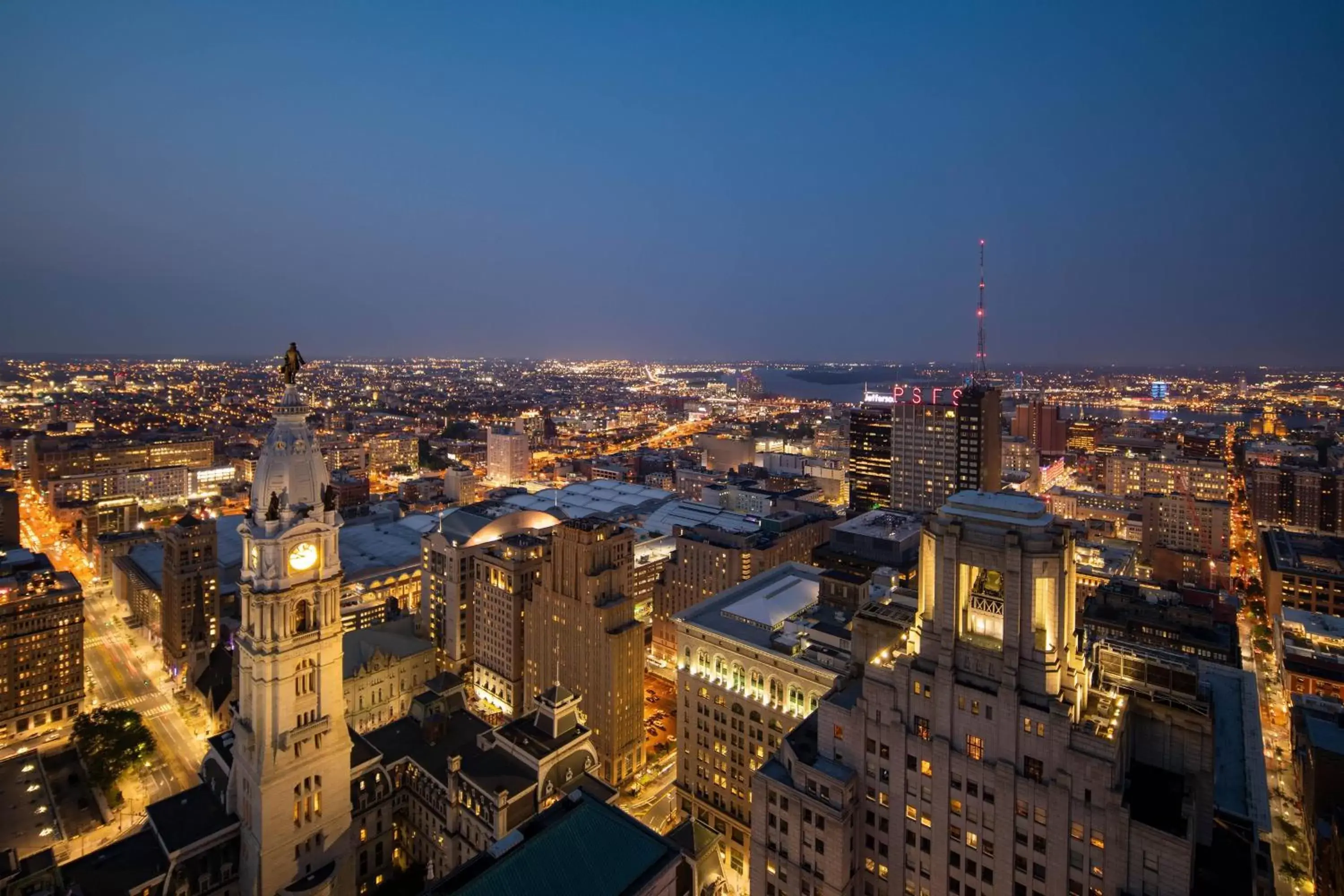 Property building, Bird's-eye View in W Philadelphia