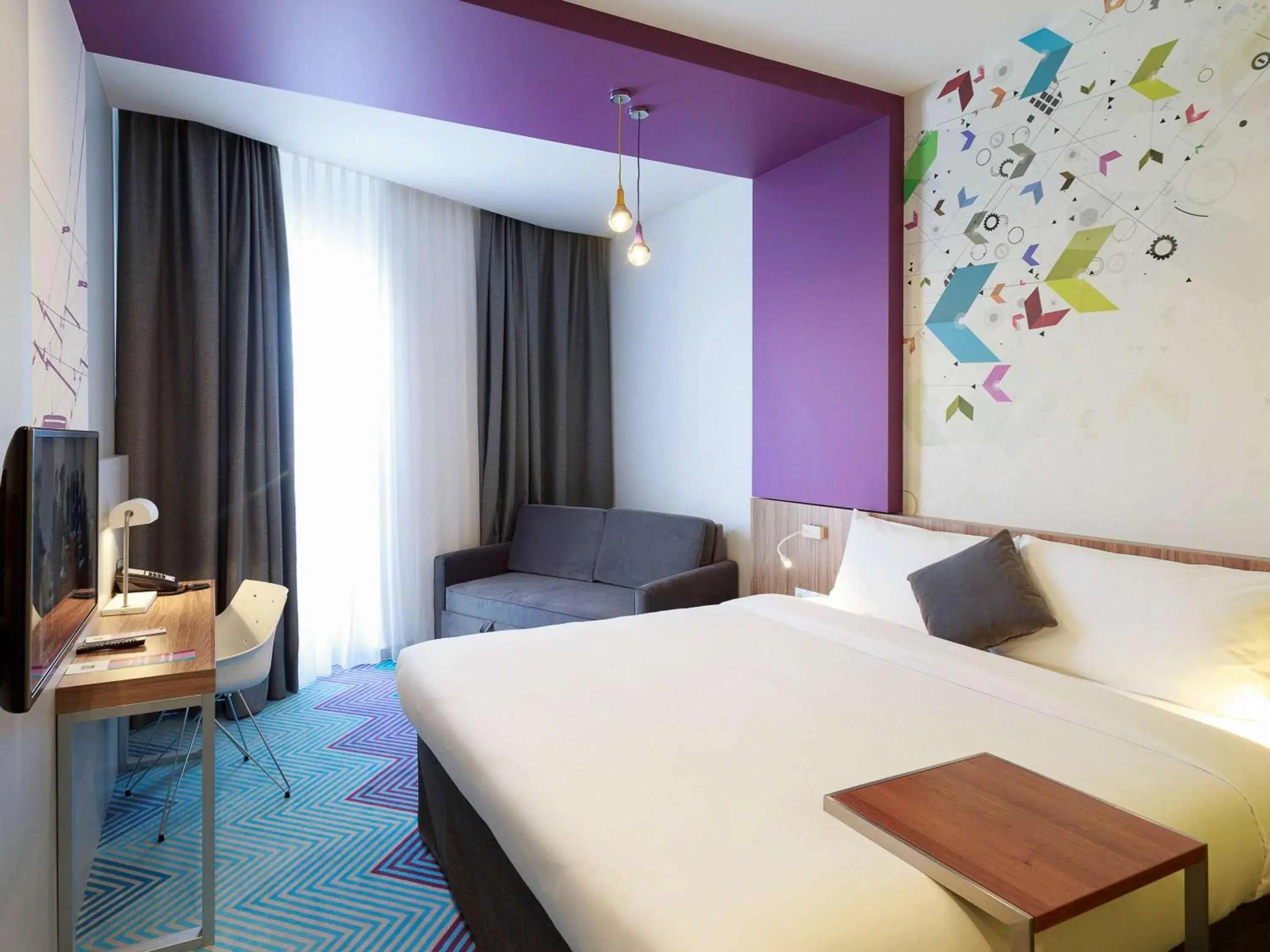 Photo of the whole room, Bed in Ibis Styles Lviv Center