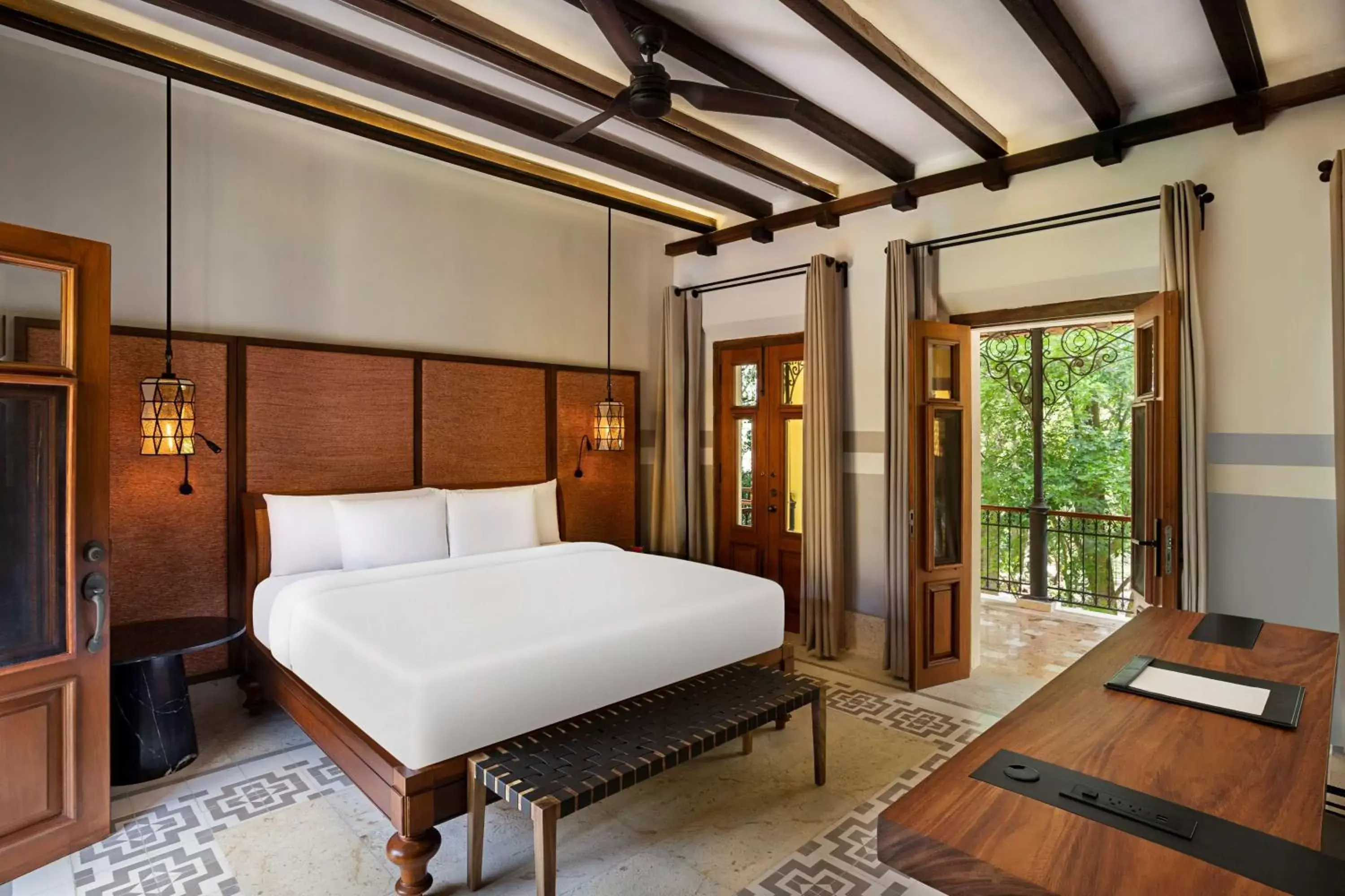 Bedroom, Bed in Hacienda Xcanatun, Angsana Heritage Collection